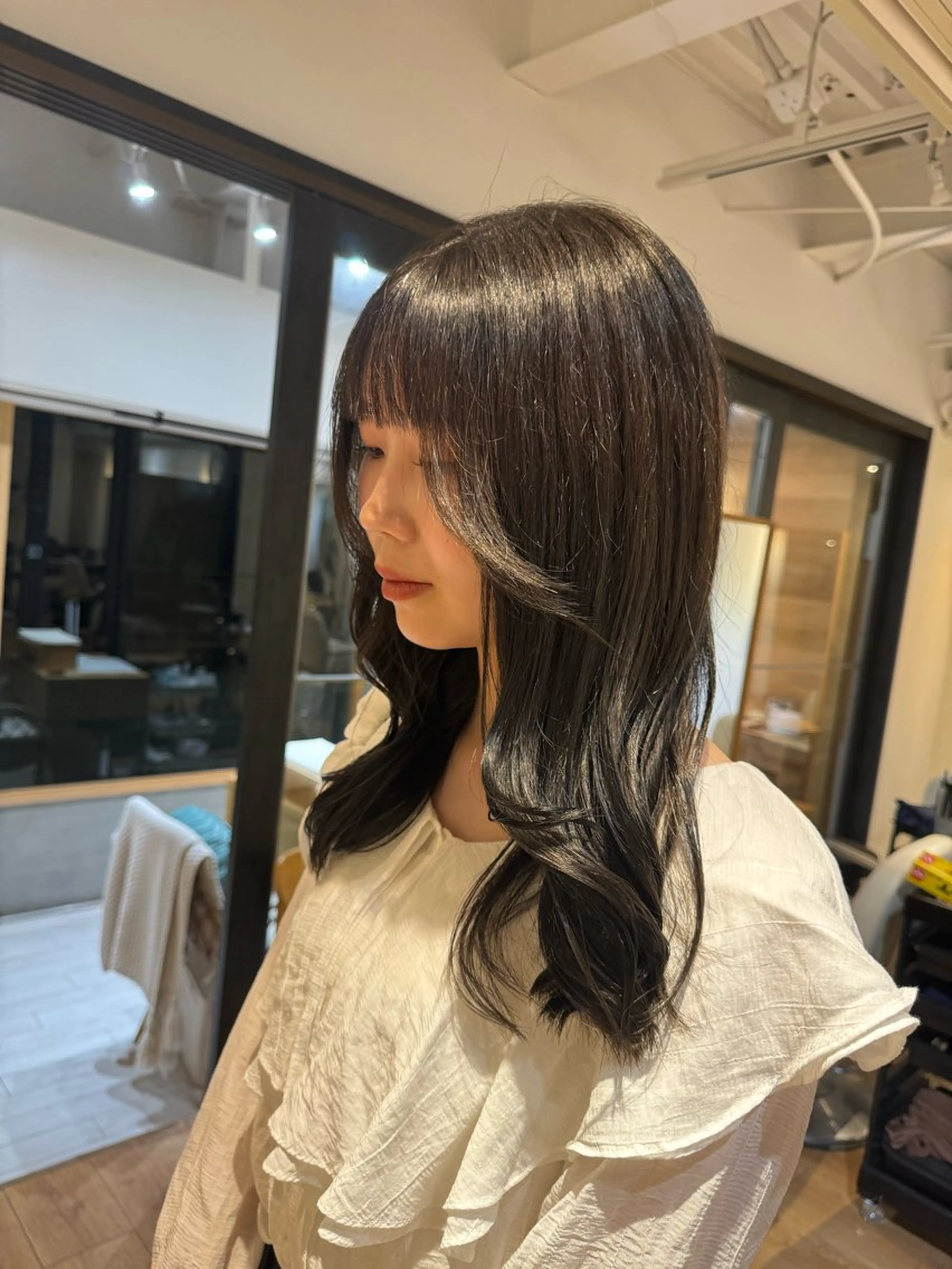 ミディアム カット トリートメント A.Ｍ.hair所属・レイヤーカット/ 髪質改善/福本凌のヘアスタイル