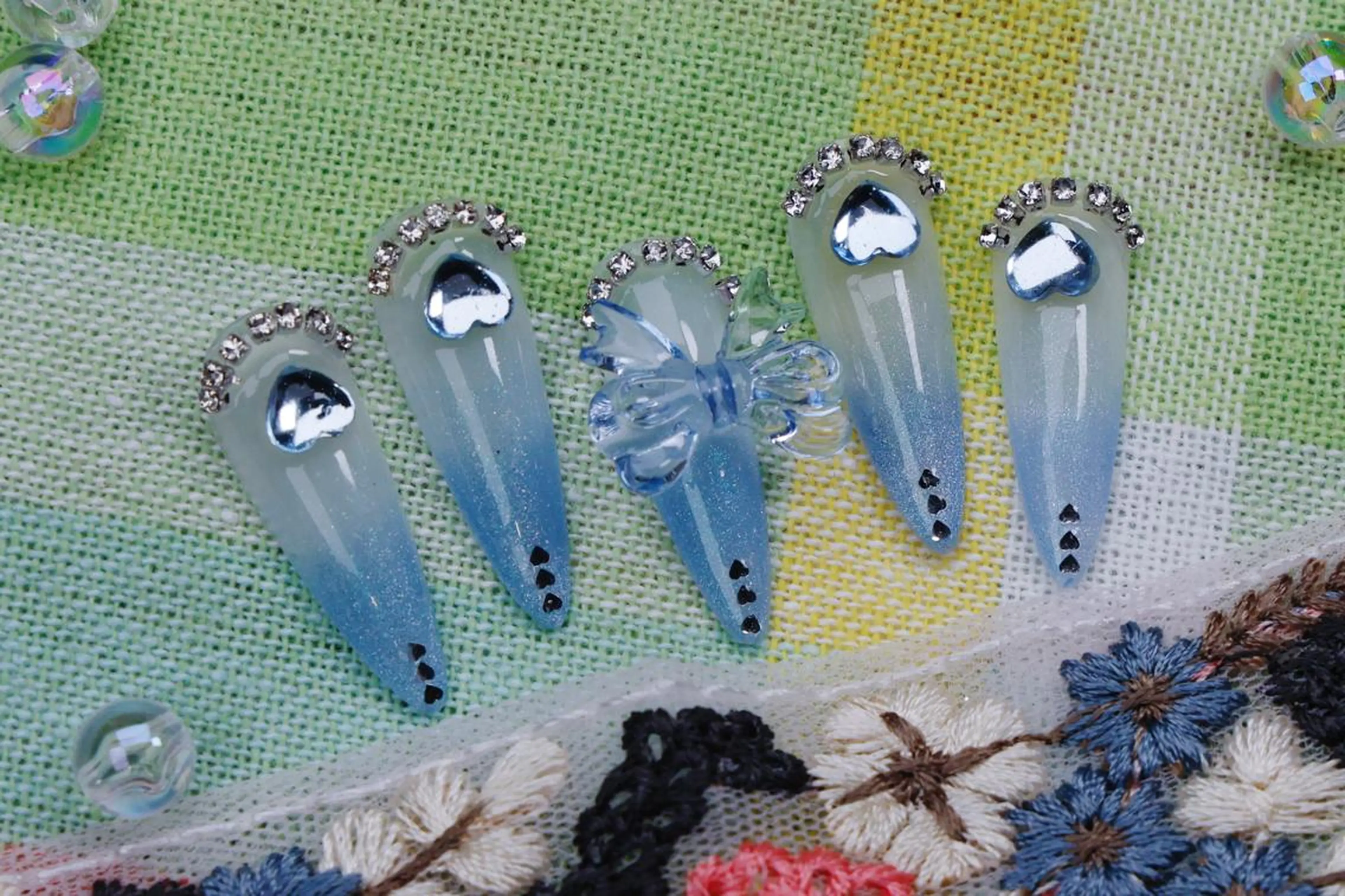 ネイル ハロウィン ロングネイル マグネットネイル スカルプネイル ネイルチップ ハンドネイル MSS みきのネイルデザイン