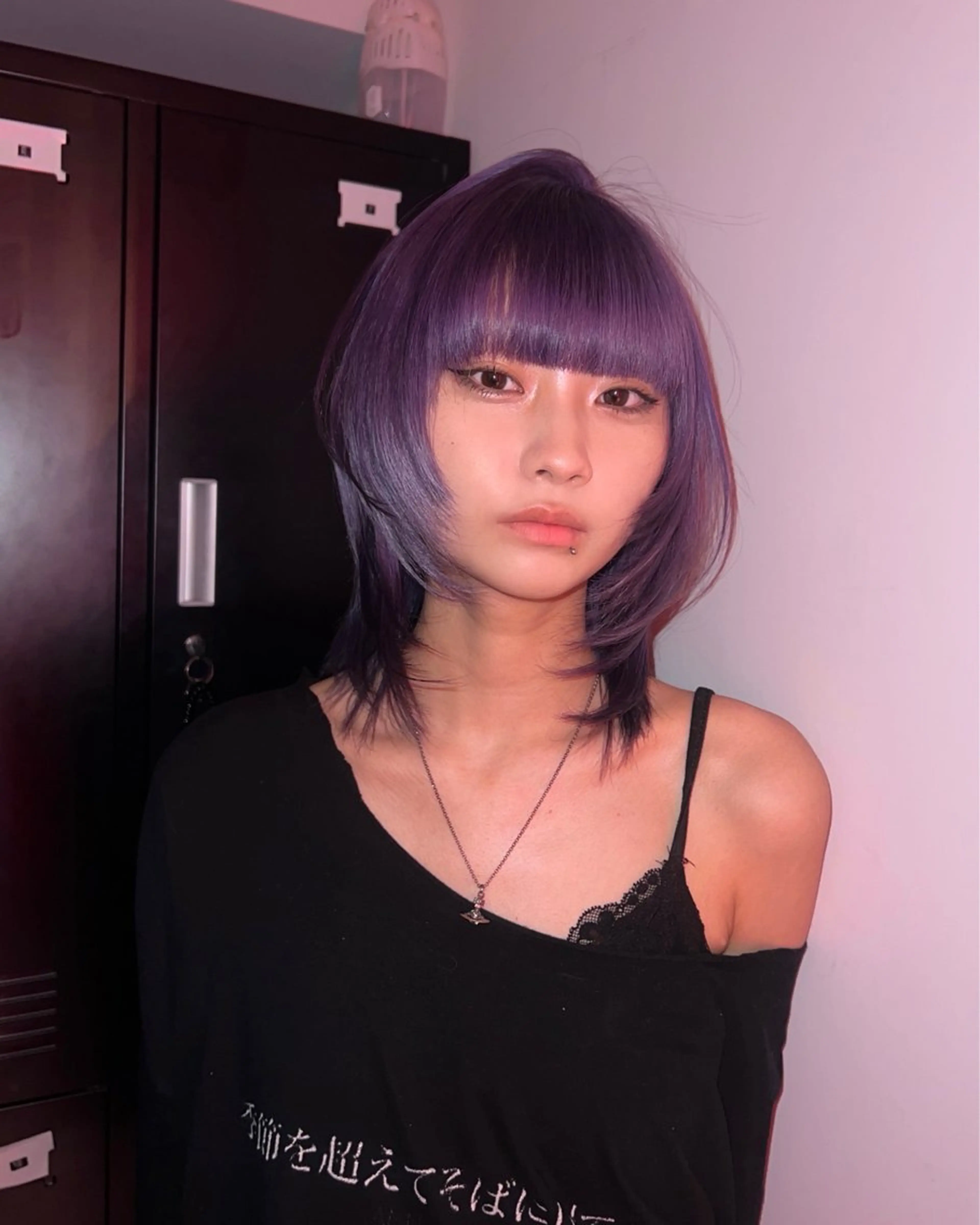 ミディアム カット AIRA/ブリーチ ‪/透明感カラーのヘアスタイル