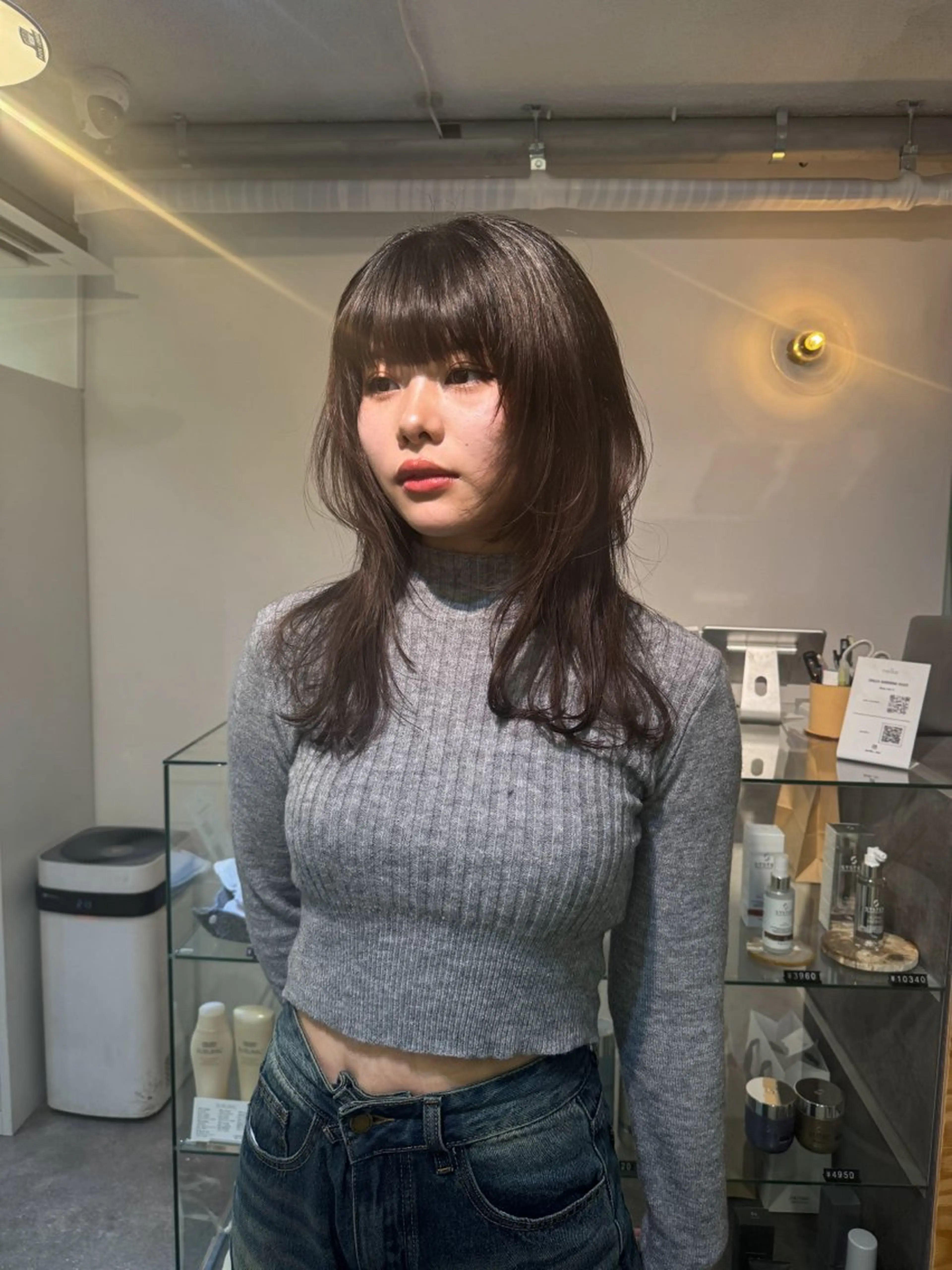 ミディアム カラー カット ヘアカラー トリートメント Seeknext // Rukaのヘアスタイル