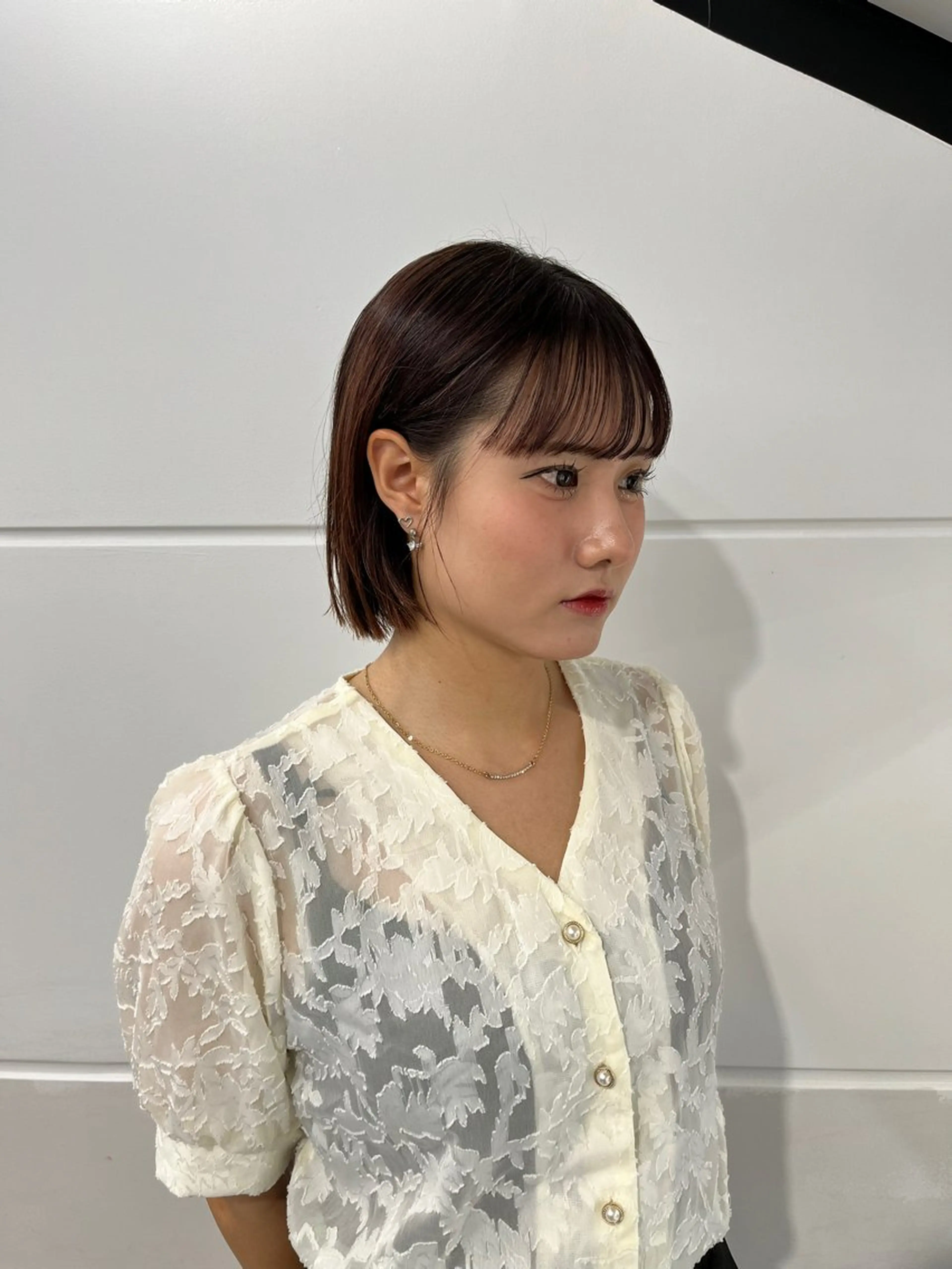 ショート 縮毛矯正/ハイトーン /パーマ/前原汐🎐のヘアスタイル