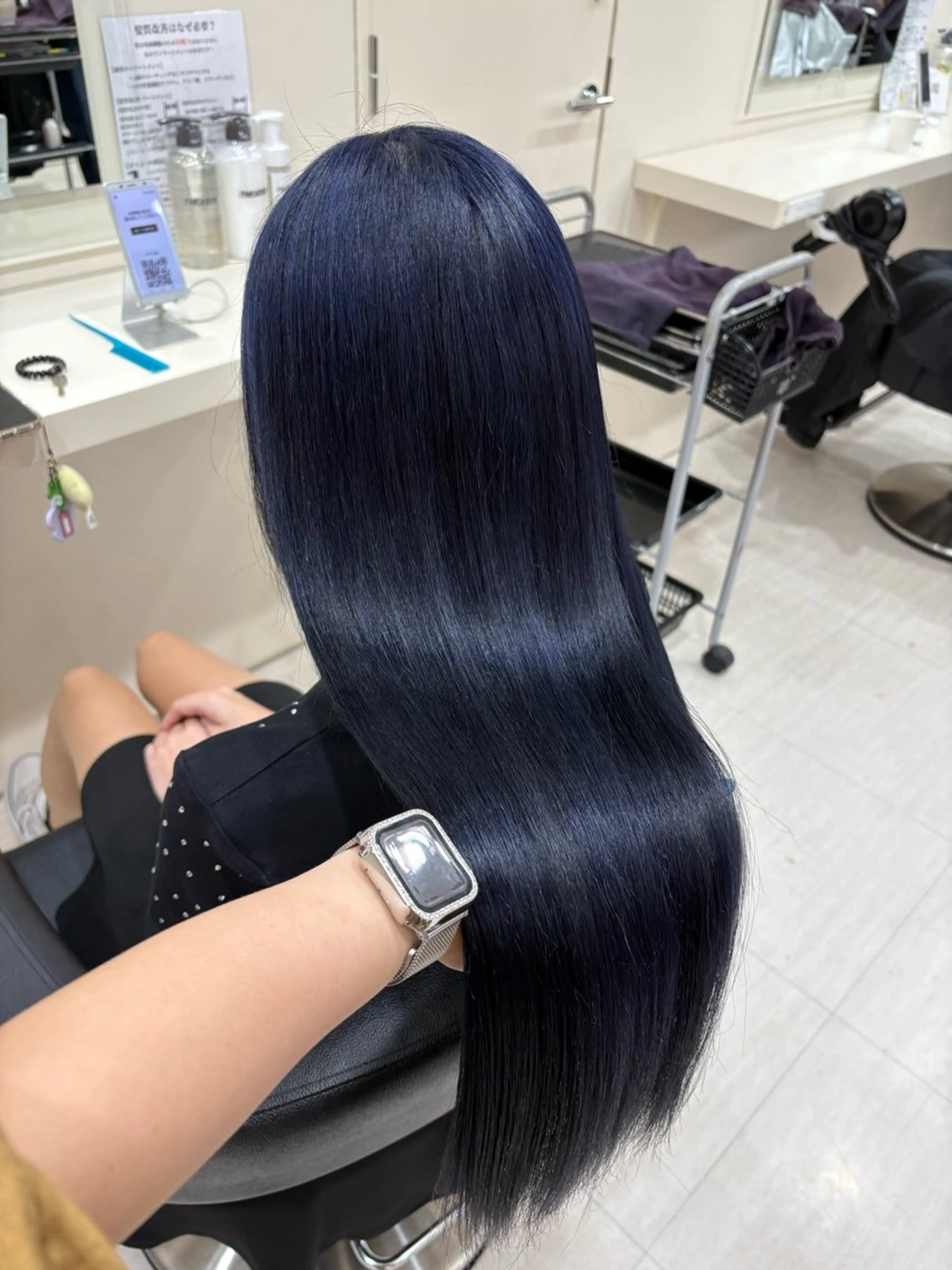 ミディアム カラー ヘアアレンジ ヘアカラー 💟RINNA 艶カラー💟のヘアスタイル