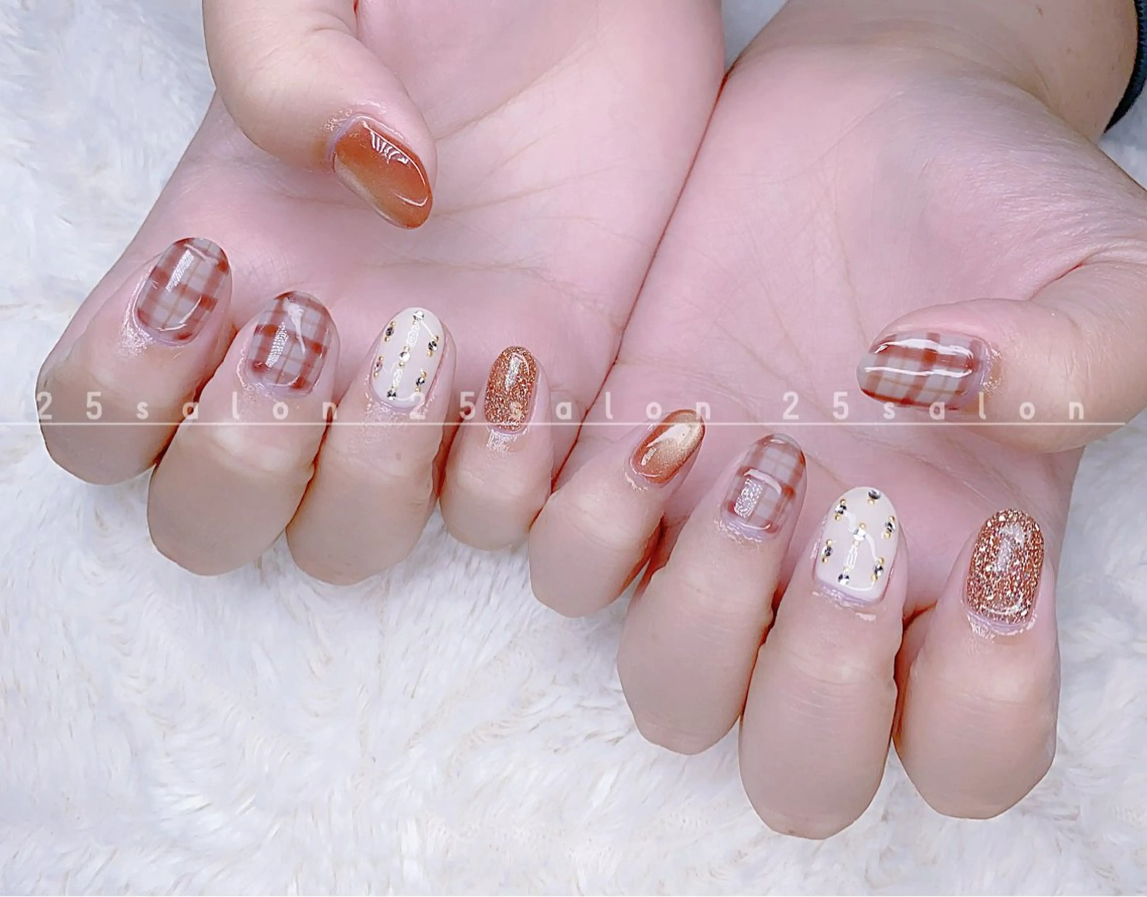 ネイル ジェルネイル 韓国ネイル ニュアンスネイル パラジェル ワンホンネイル 2 5のマツエク・マツパデザイン
