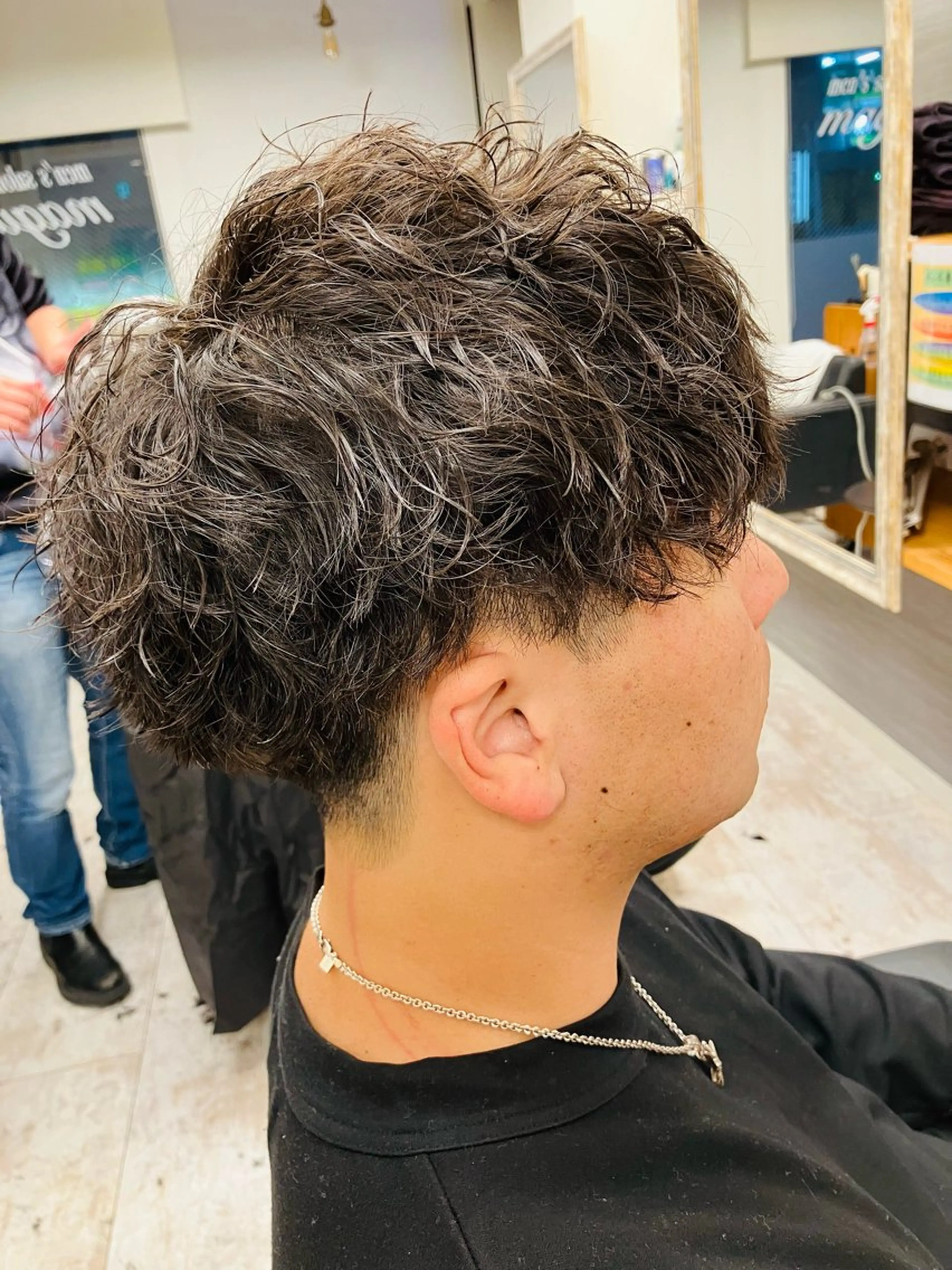 パーマ メンズ カット パーマ メンズ特化/パーマ/ フェードWATARUのヘアスタイル