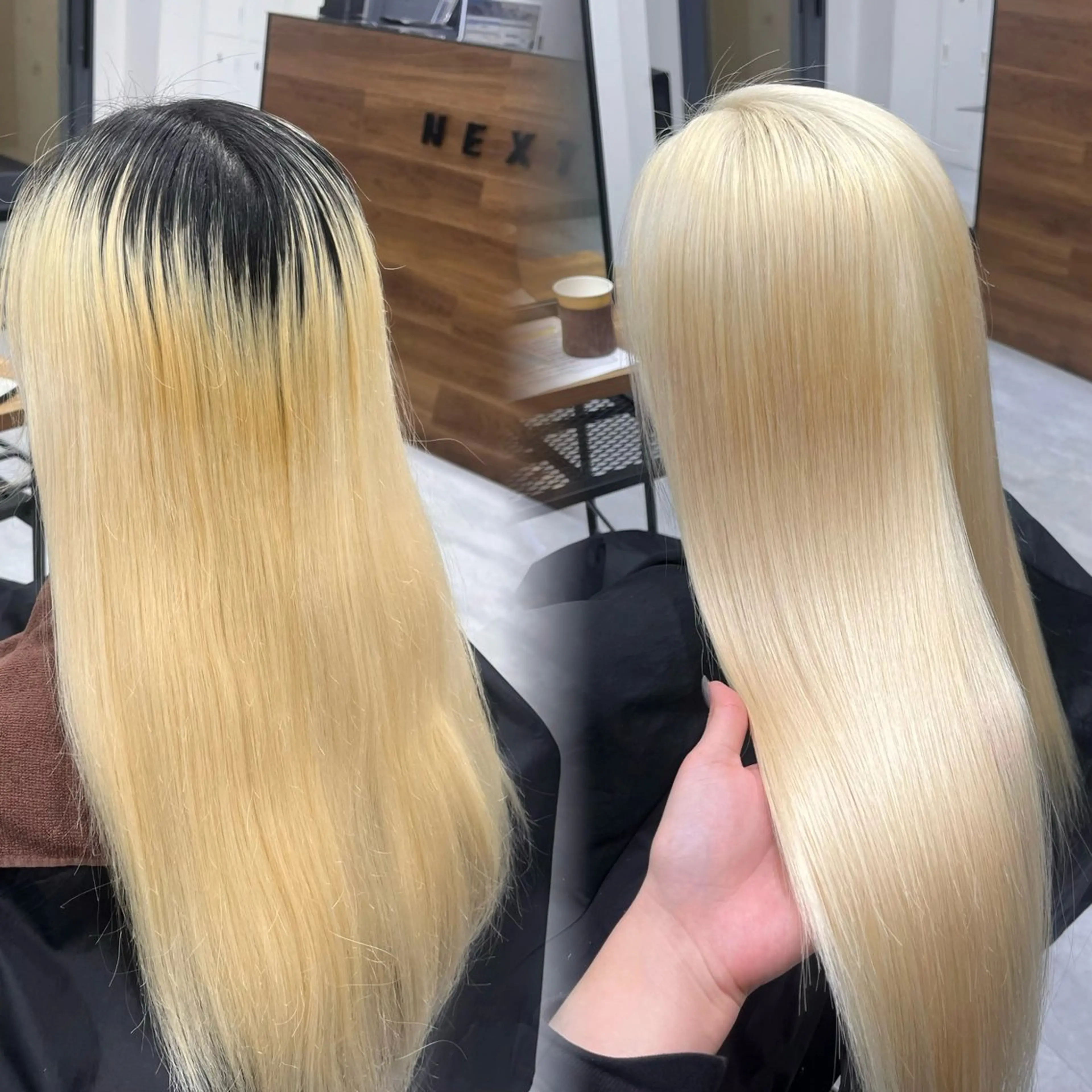 ロング カラー ヘアカラー RIO🩶NEXT/ エクステ/ハイトーンのヘアスタイル