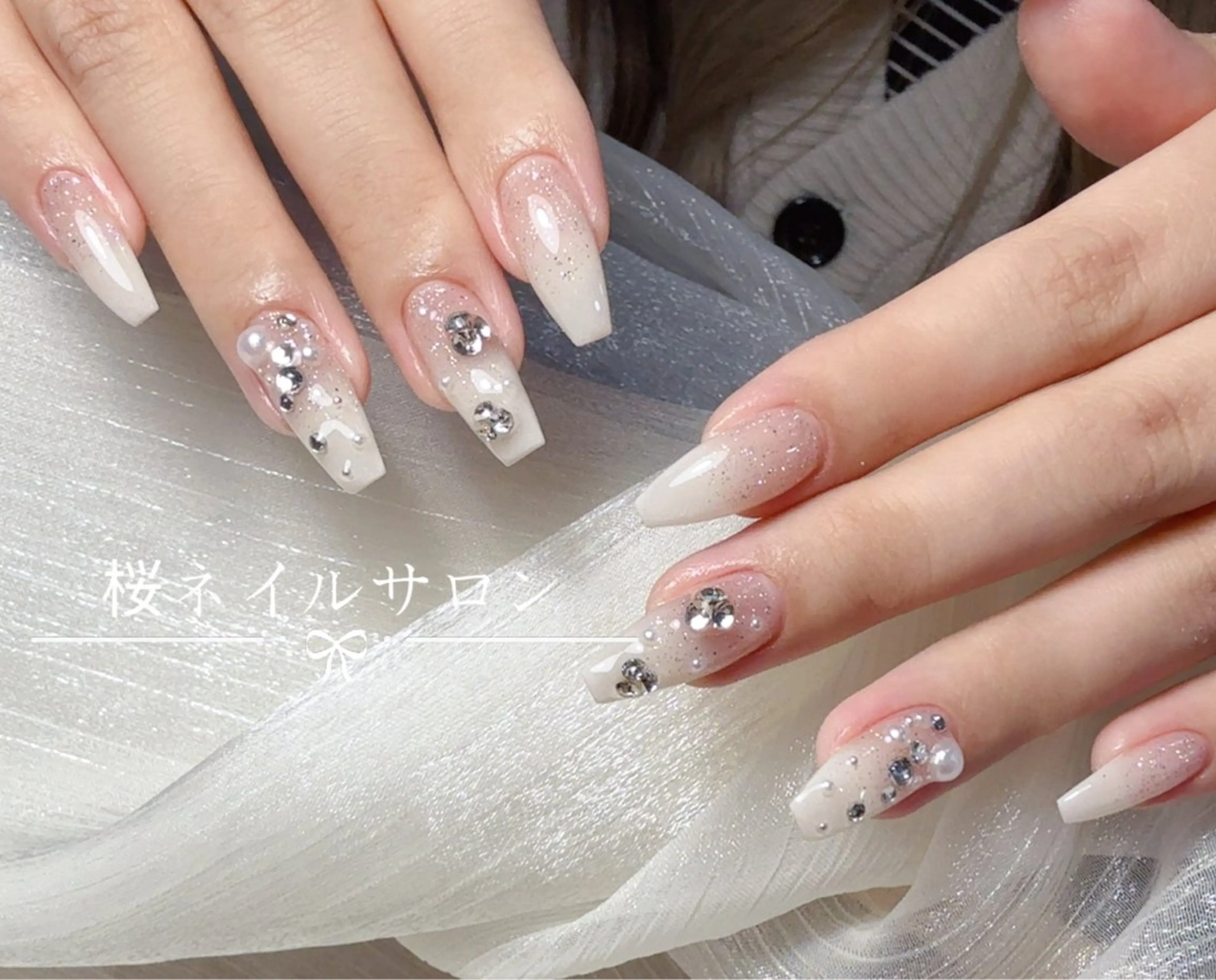 ネイル アートネイル フットネイル フレンチネイル ジェルネイル ニュアンスネイル ハンドネイル 桜 ネイルのネイルデザイン