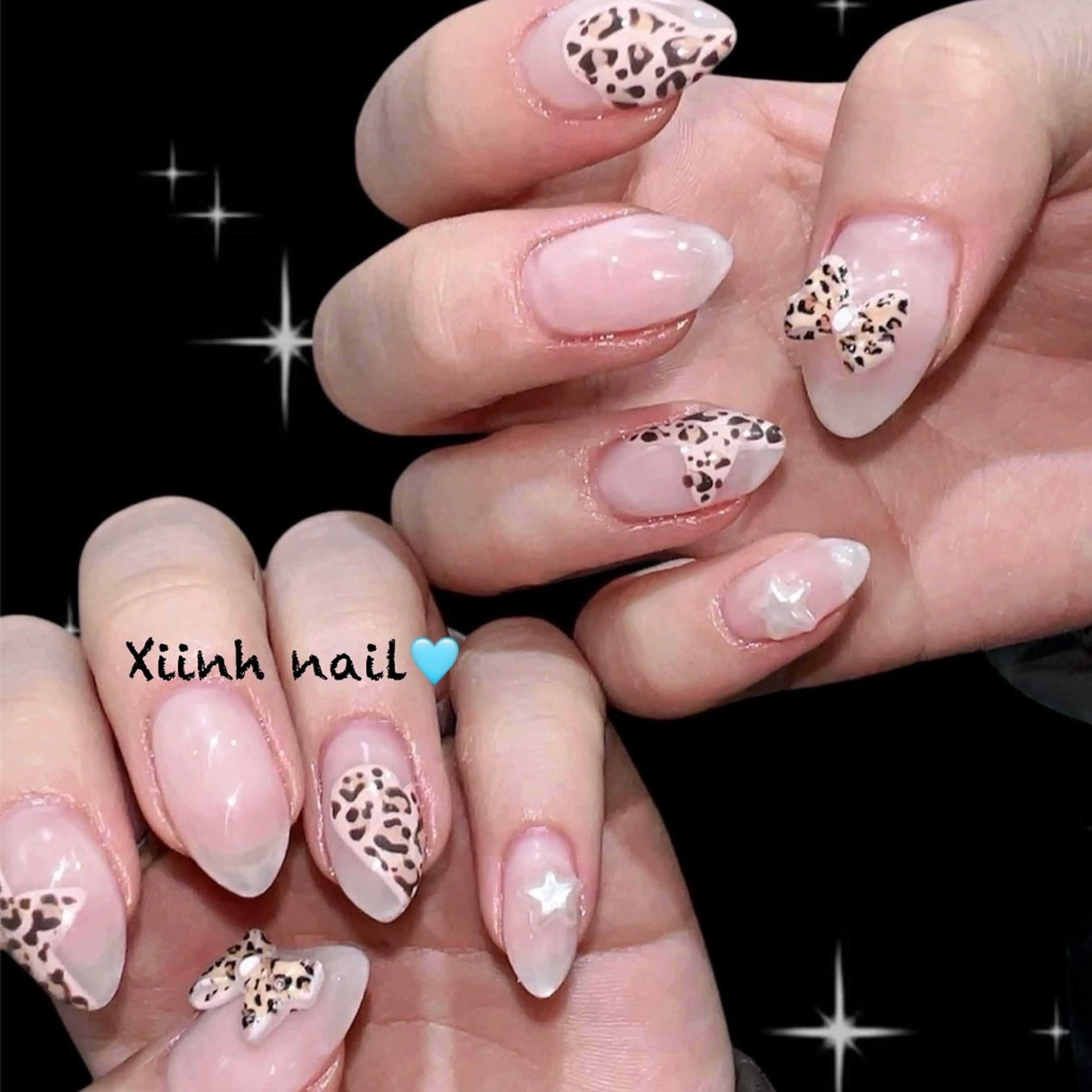 ネイル チークネイル 桜ネイル フットネイル フレンチネイル ジェルネイル ハンドネイル XIINH NAIL SALONのネイルデザイン