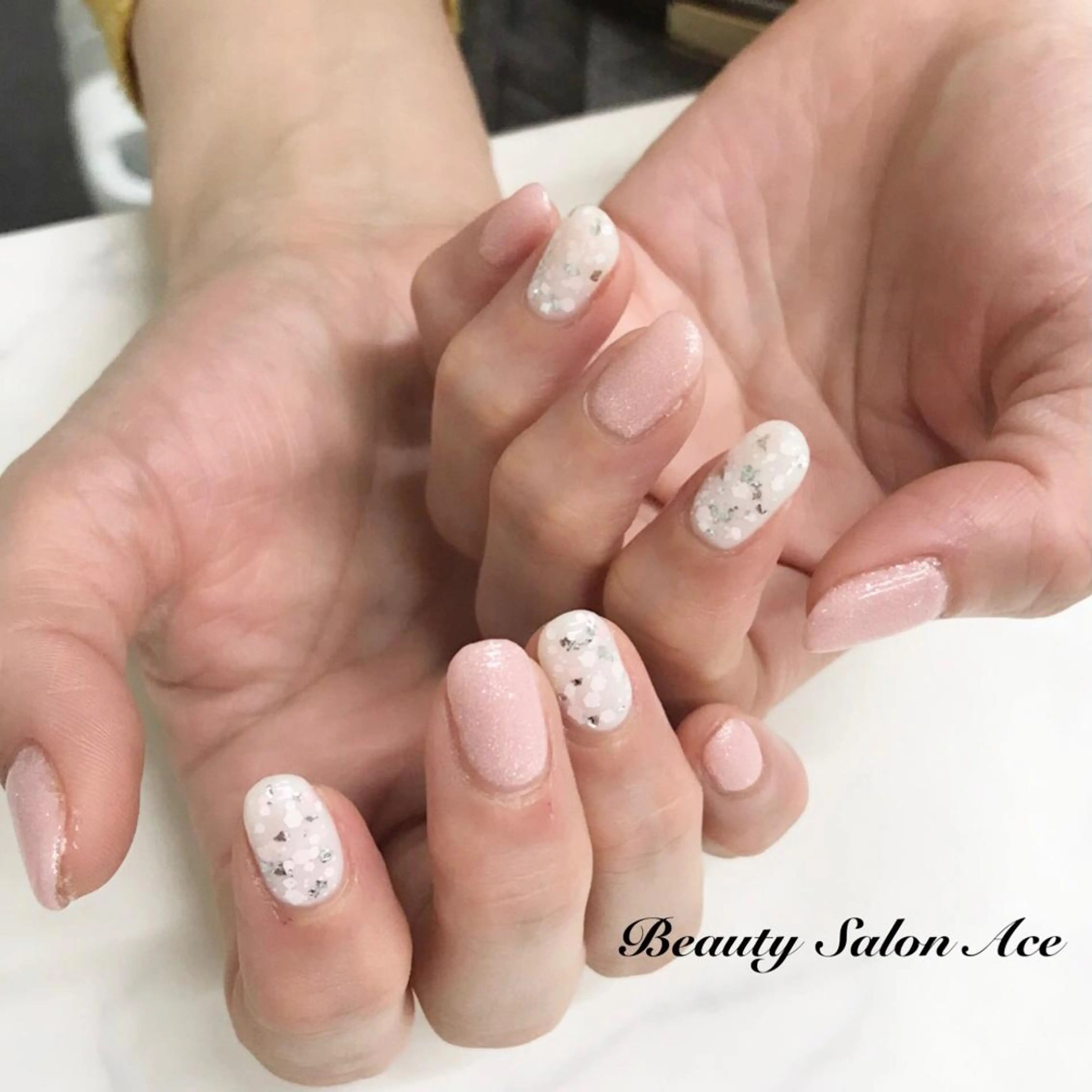 ネイル ハンドネイル ハンドケア Beauty Salon Ace（ネイルサロン　エース）所属・池袋フィルイン Ace♡長さだしのネイルデザイン