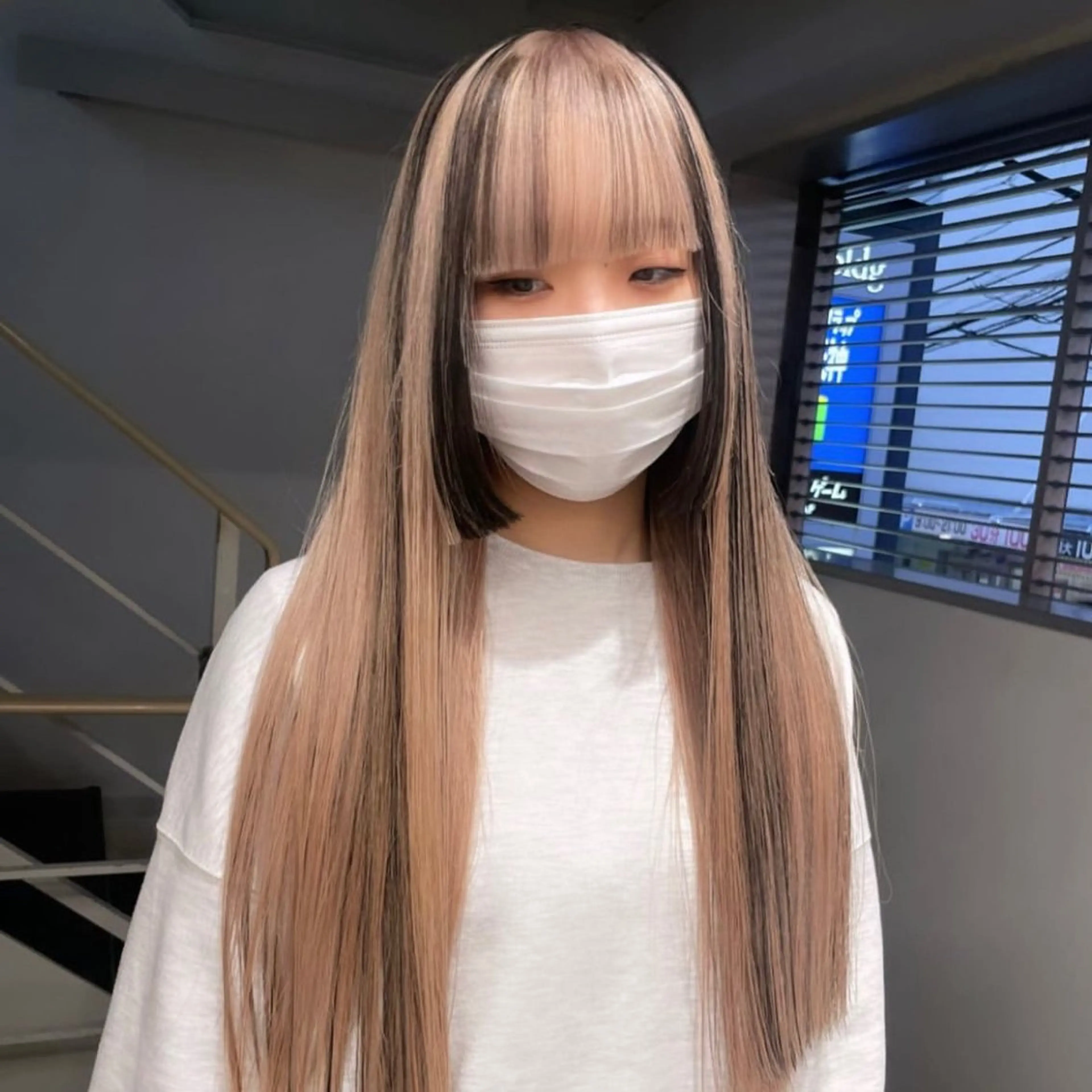 ロング カラー 花香竜太/エクステ /ハイトーンカラーのヘアスタイル