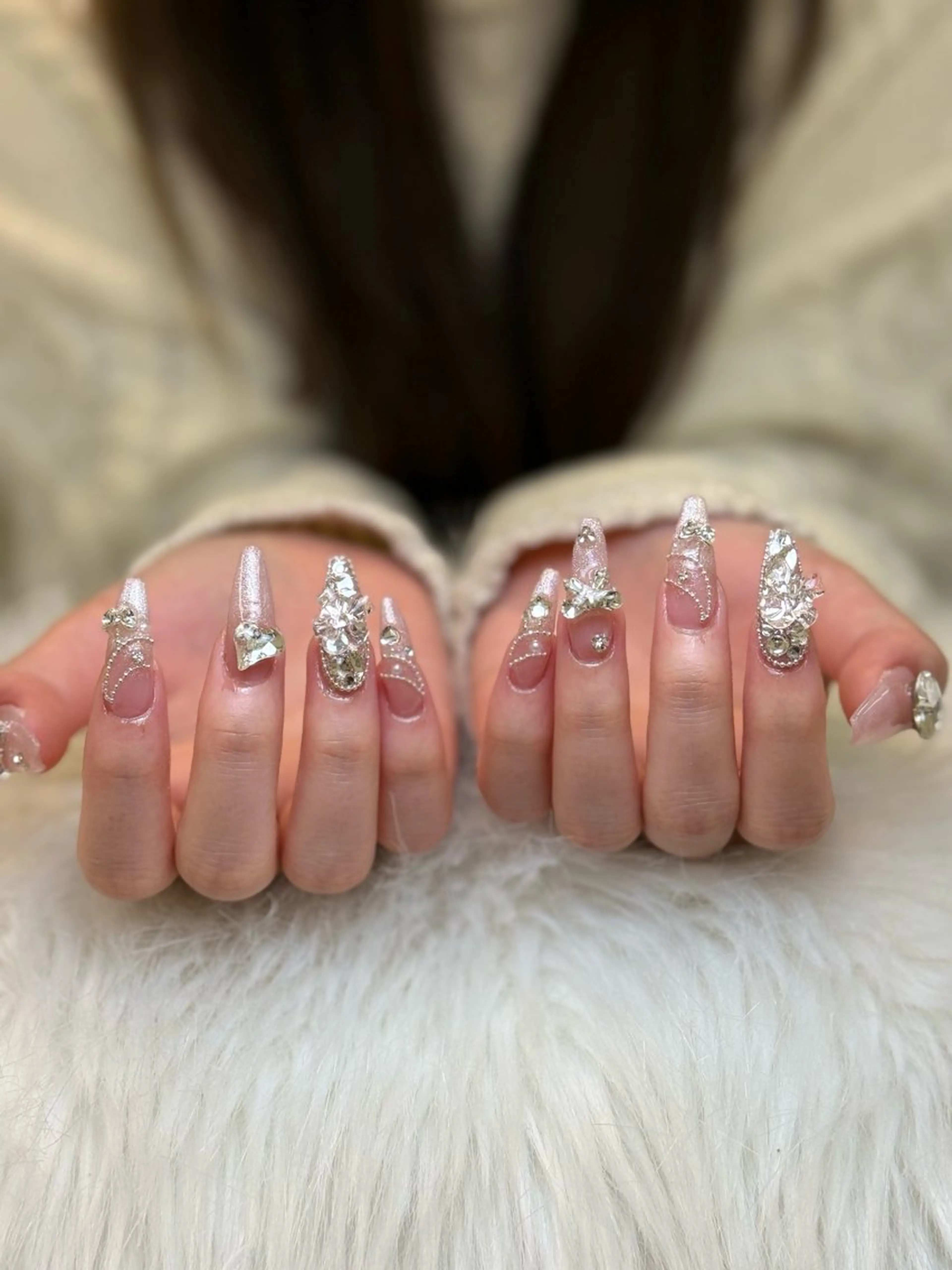 ネイル 韓国ネイル ニュアンスネイル シンプルネイル 春ネイル ワンホンネイル ハンドネイル ハンドケア Nihonthy Nail 新宿所属・Nihonthy Nail 新宿のネイルデザイン