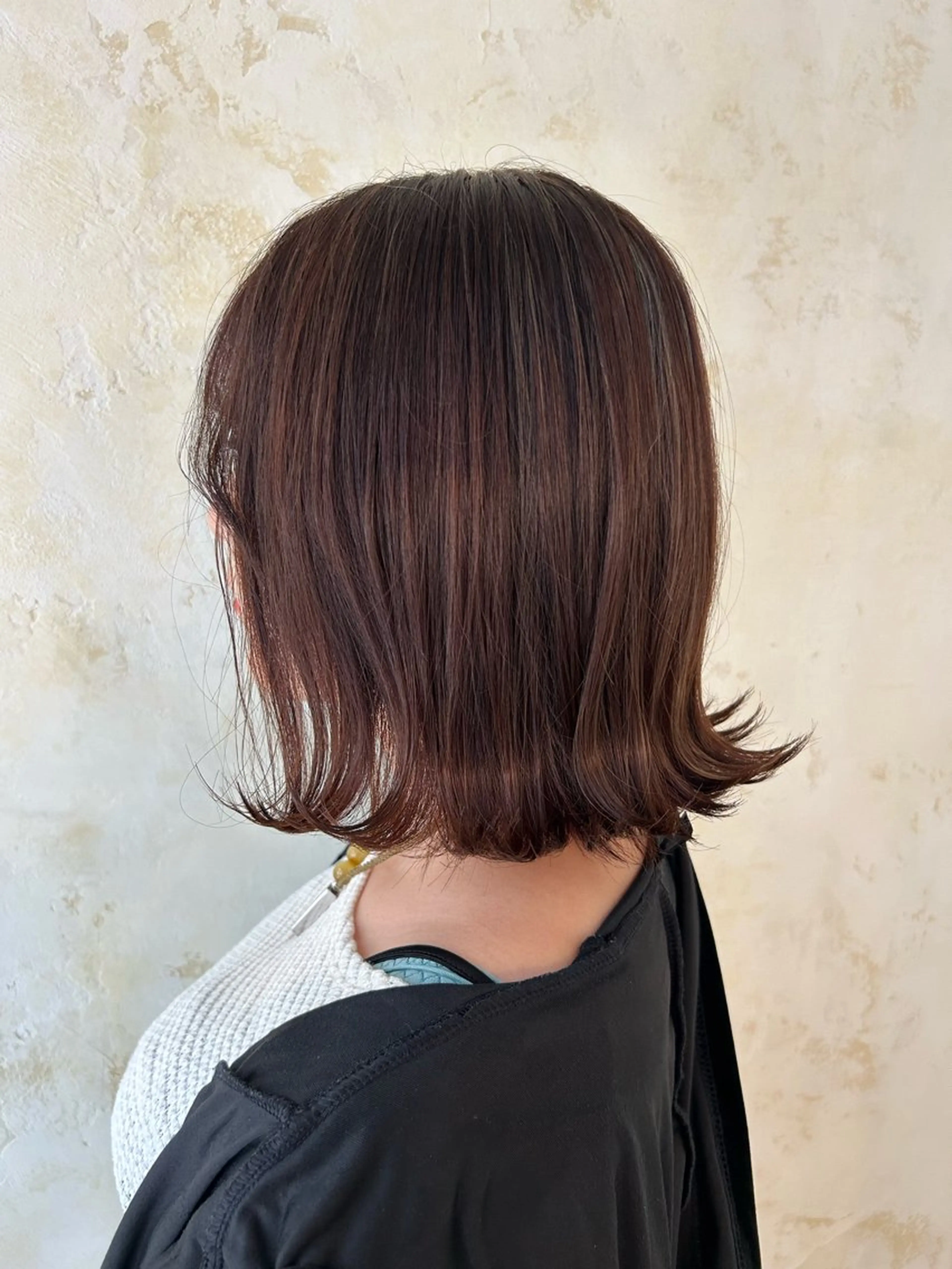 ミディアム カラー ブラウンカラー ハイライトカラー ハイライト レイヤー/流行りヘア 🤲MIREI🤲のヘアスタイル