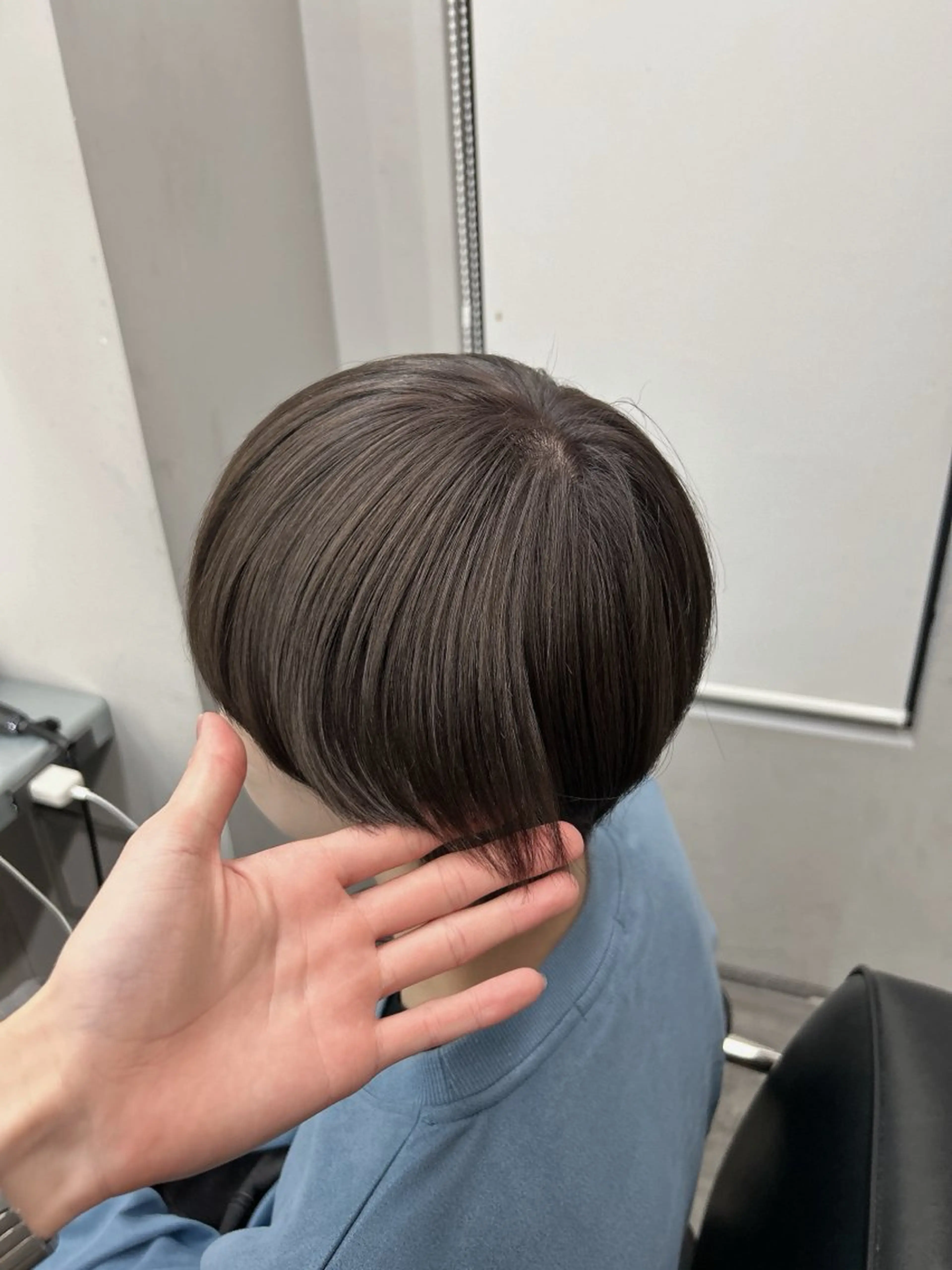 メンズ ヘアカラー トリートメント グレージュ 透明感 ブリーチなし田島晃汰のヘアスタイル