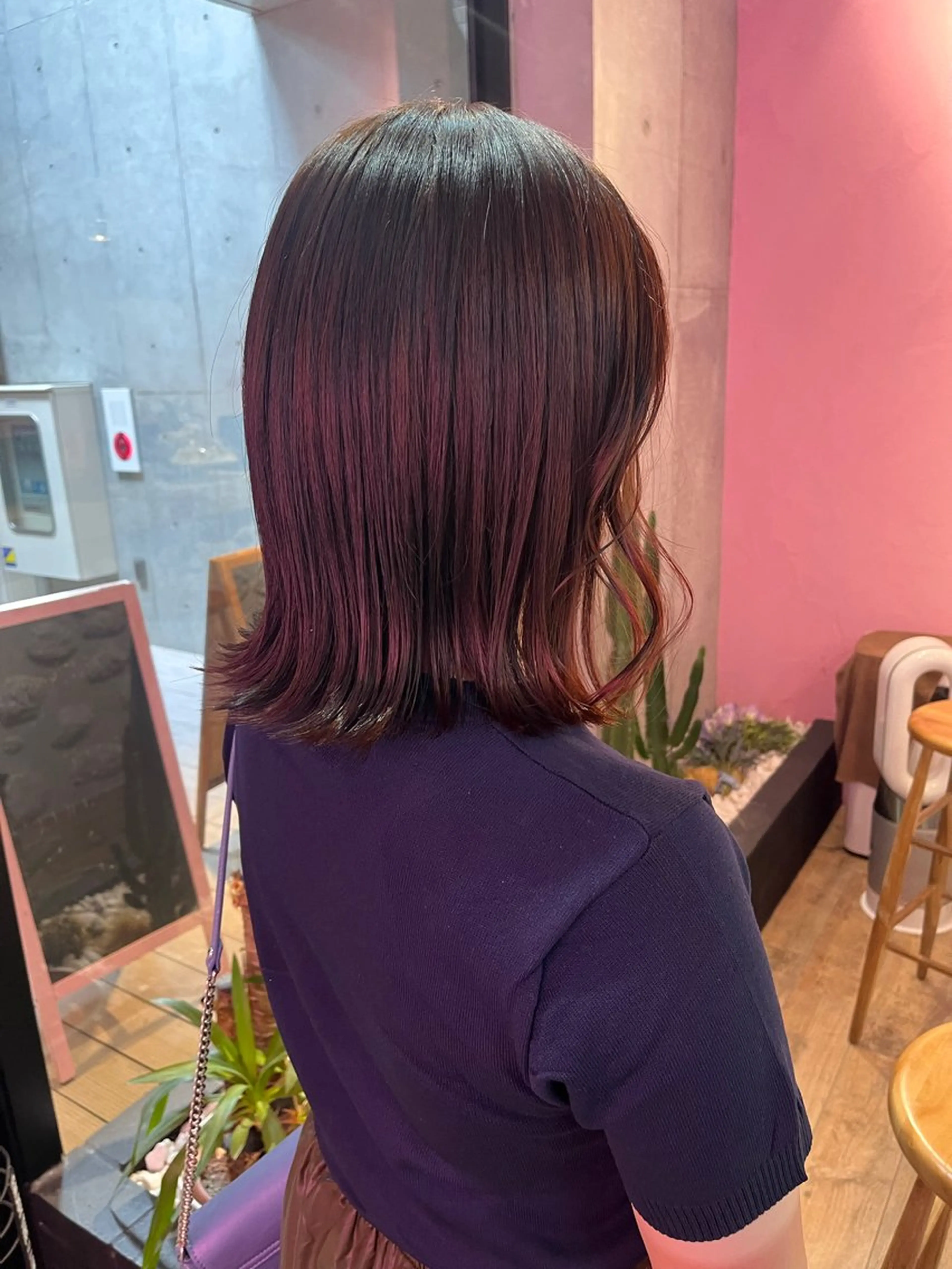 ミディアム カラー 艶感透明感カラー🤍 hinaのヘアスタイル