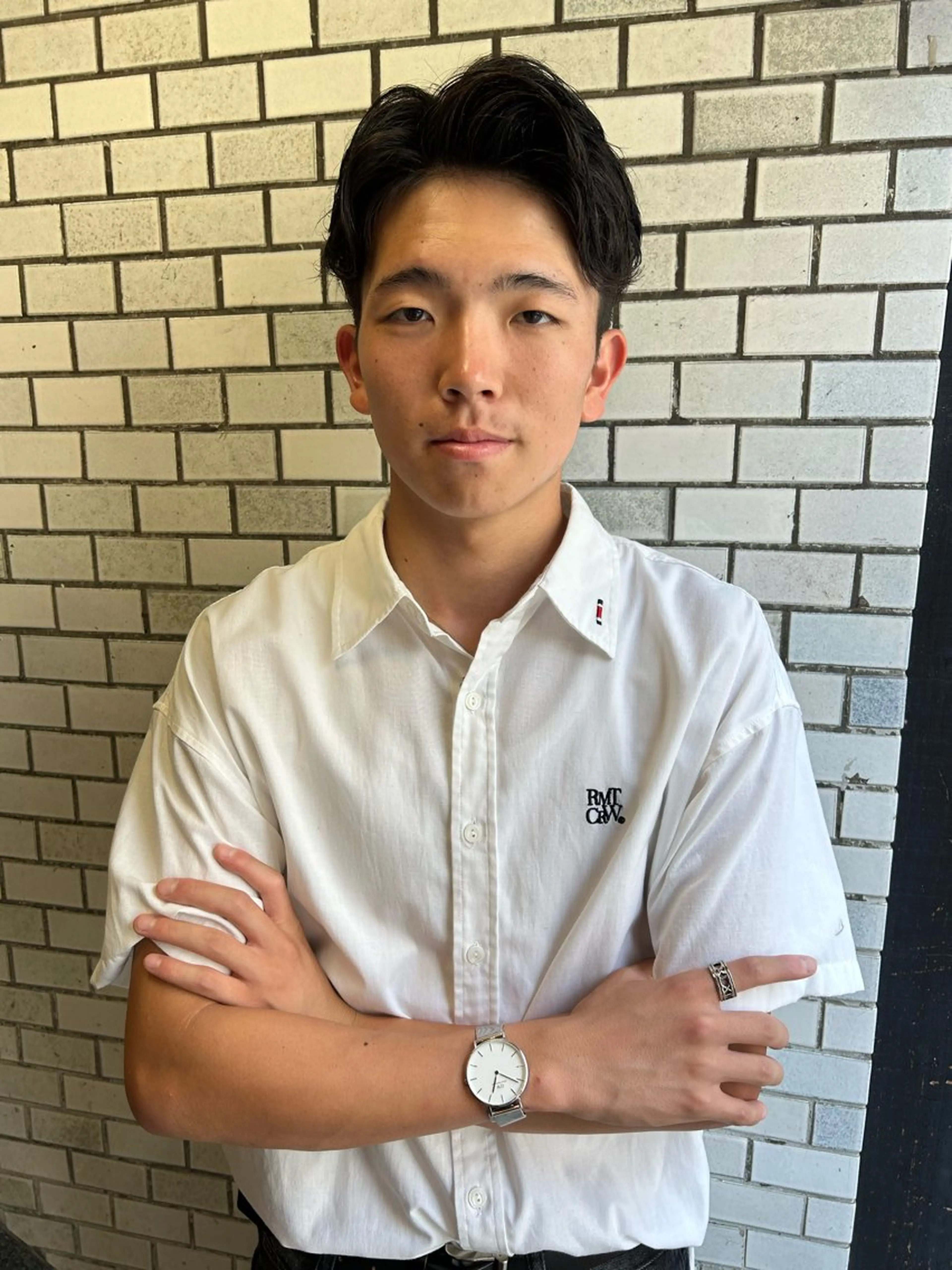 ショート メンズ メンズブリーチ メンズハイライト メンズインナーカラー メンズパーマ プードルパーマ カット charme所属・💈メンズ特化美容師 ✂︎伊藤大輝💈のヘアスタイル