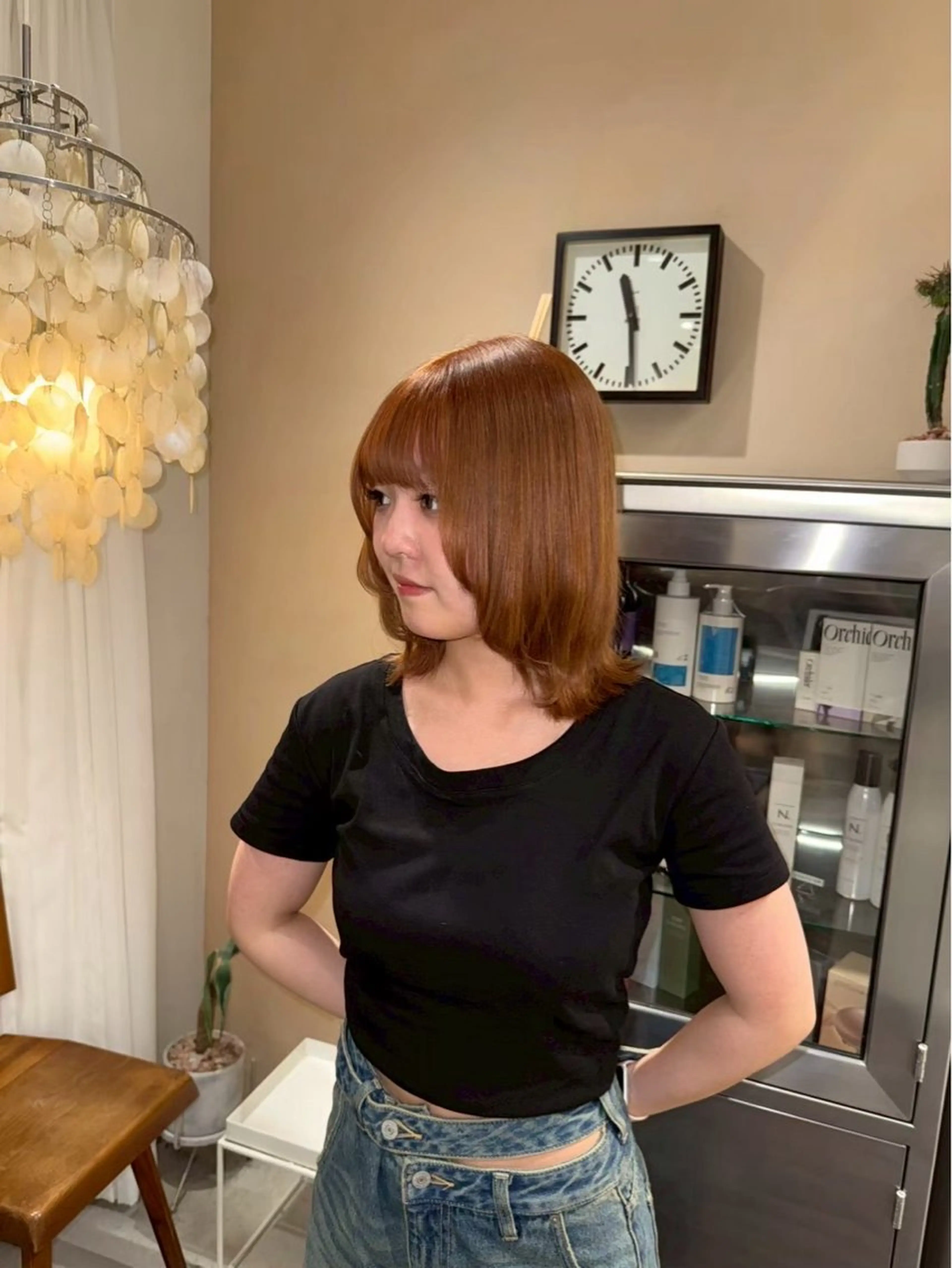 ミディアム カラー ヘアカラー 谷口 優奈のマツエク・マツパデザイン