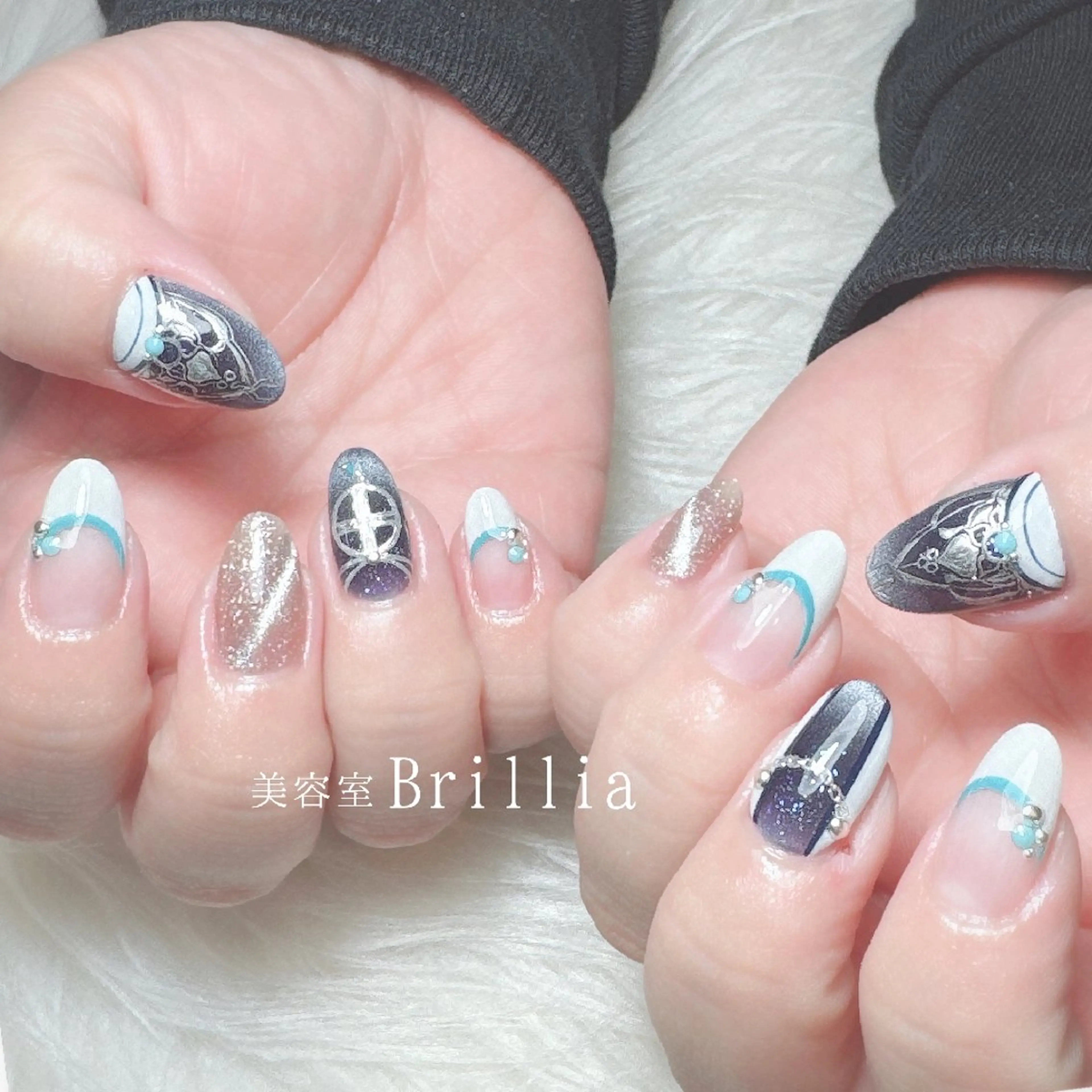 ネイル ハンドネイル 柴田 彩のネイルデザイン