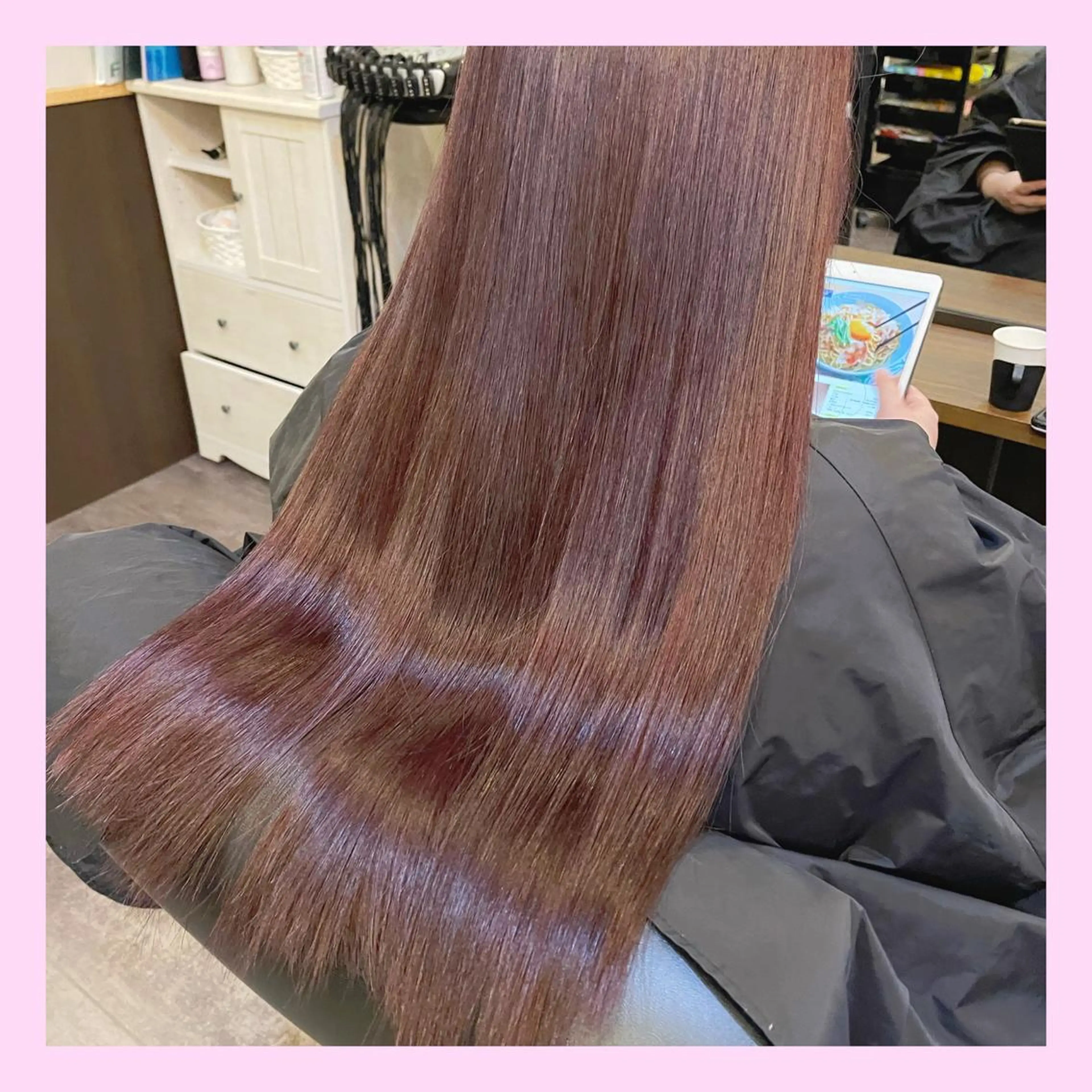 ロング トリートメント ヘッドスパ カラー🫧アレンジ 🎀REIMIのヘアスタイル