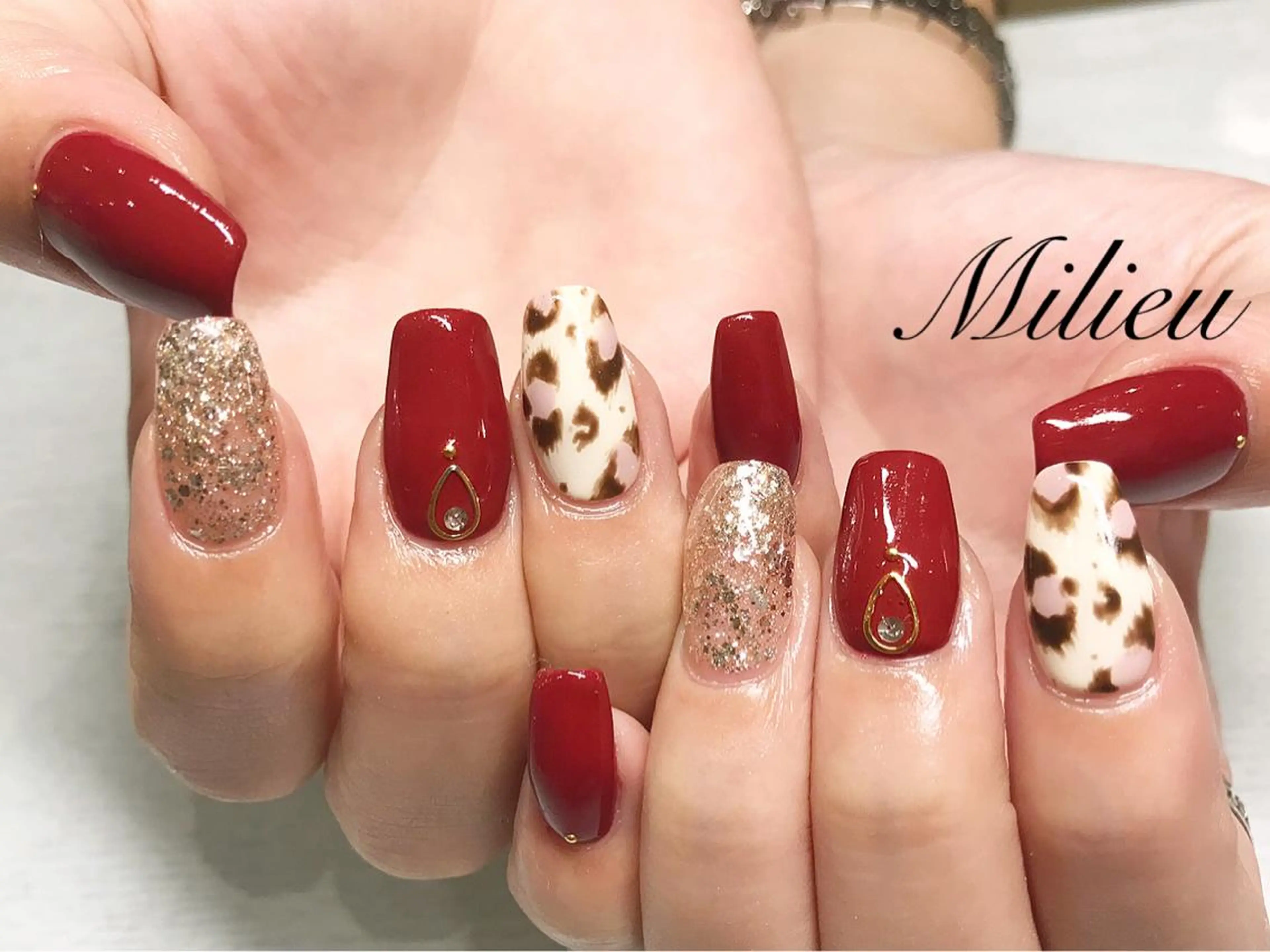 ネイル スカルプネイル 吉澤 圭のネイルデザイン