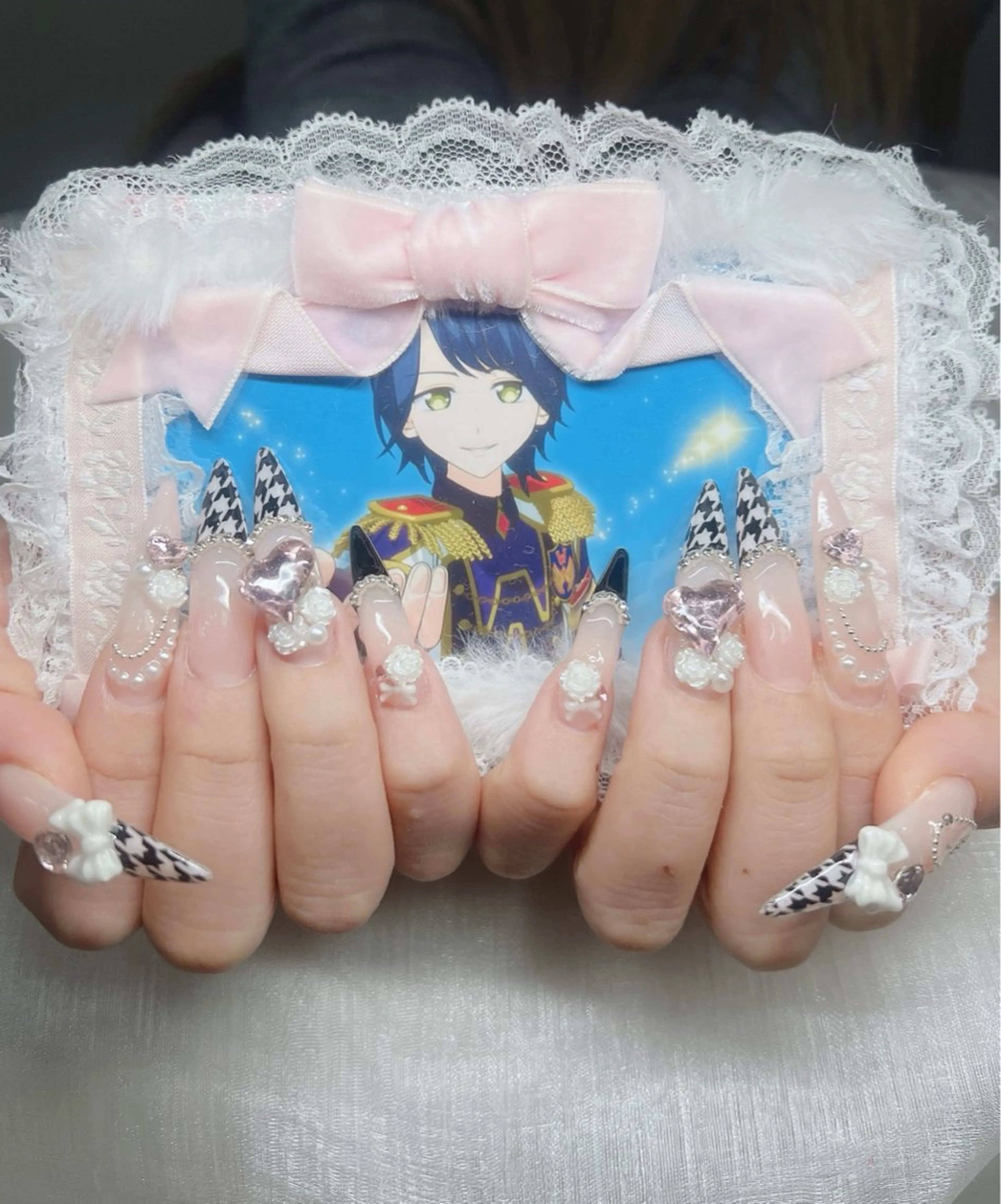 ネイル ハンドネイル Lee Nails チップ長さだし専門店のネイルデザイン