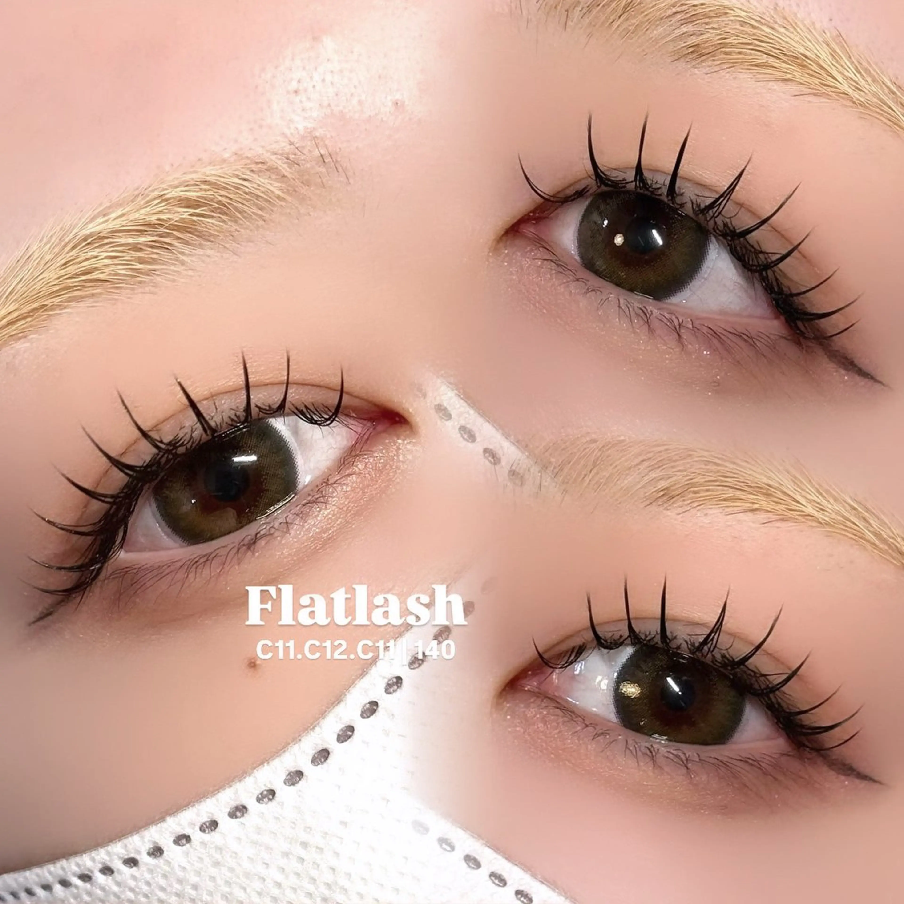 【💎ミニモ限定💎】《オフ&コーティング込》フラットラッシュ140本の写真