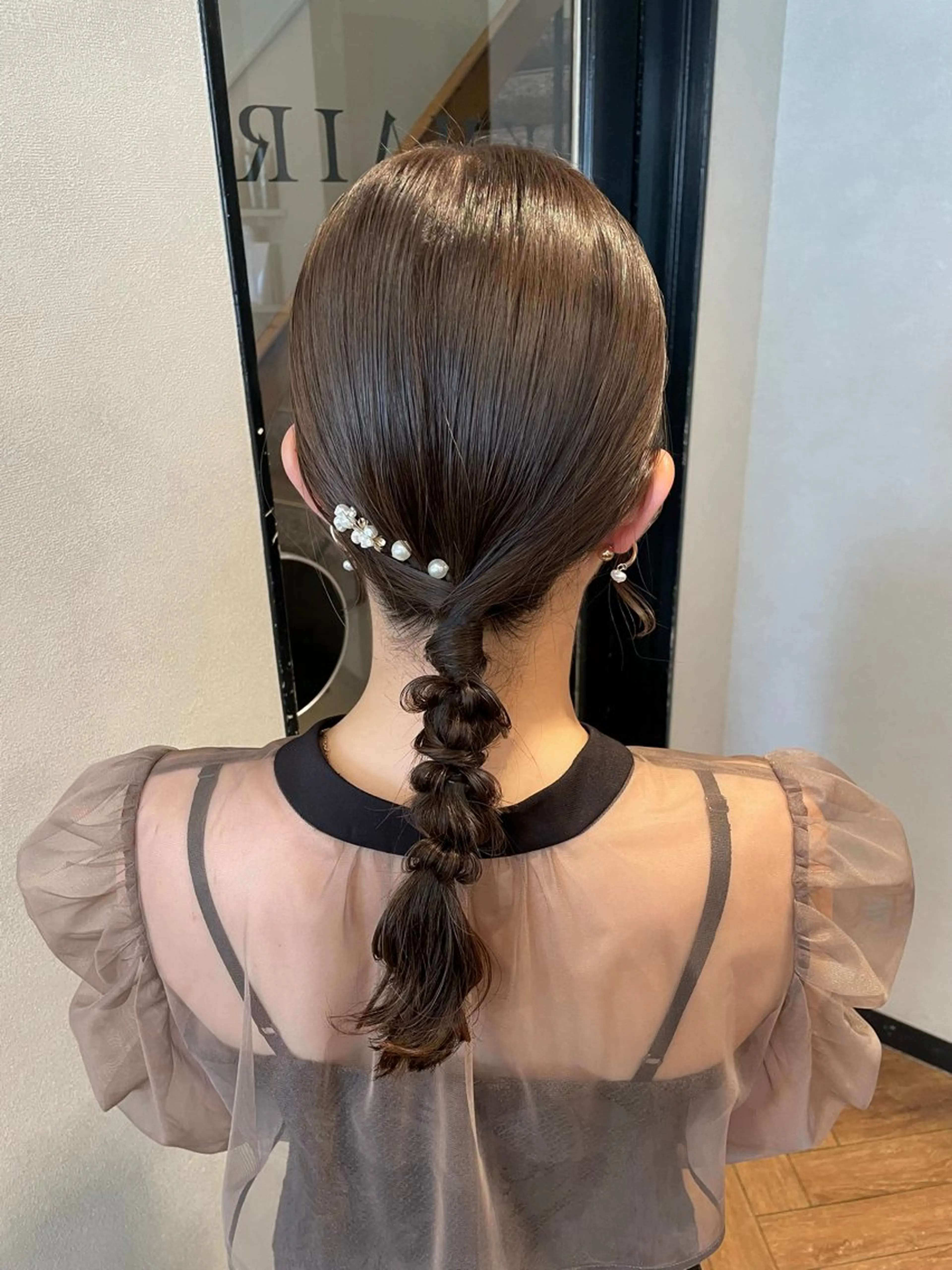 ヘアアレンジ ヘアセット 金城 二千夏のヘアスタイル
