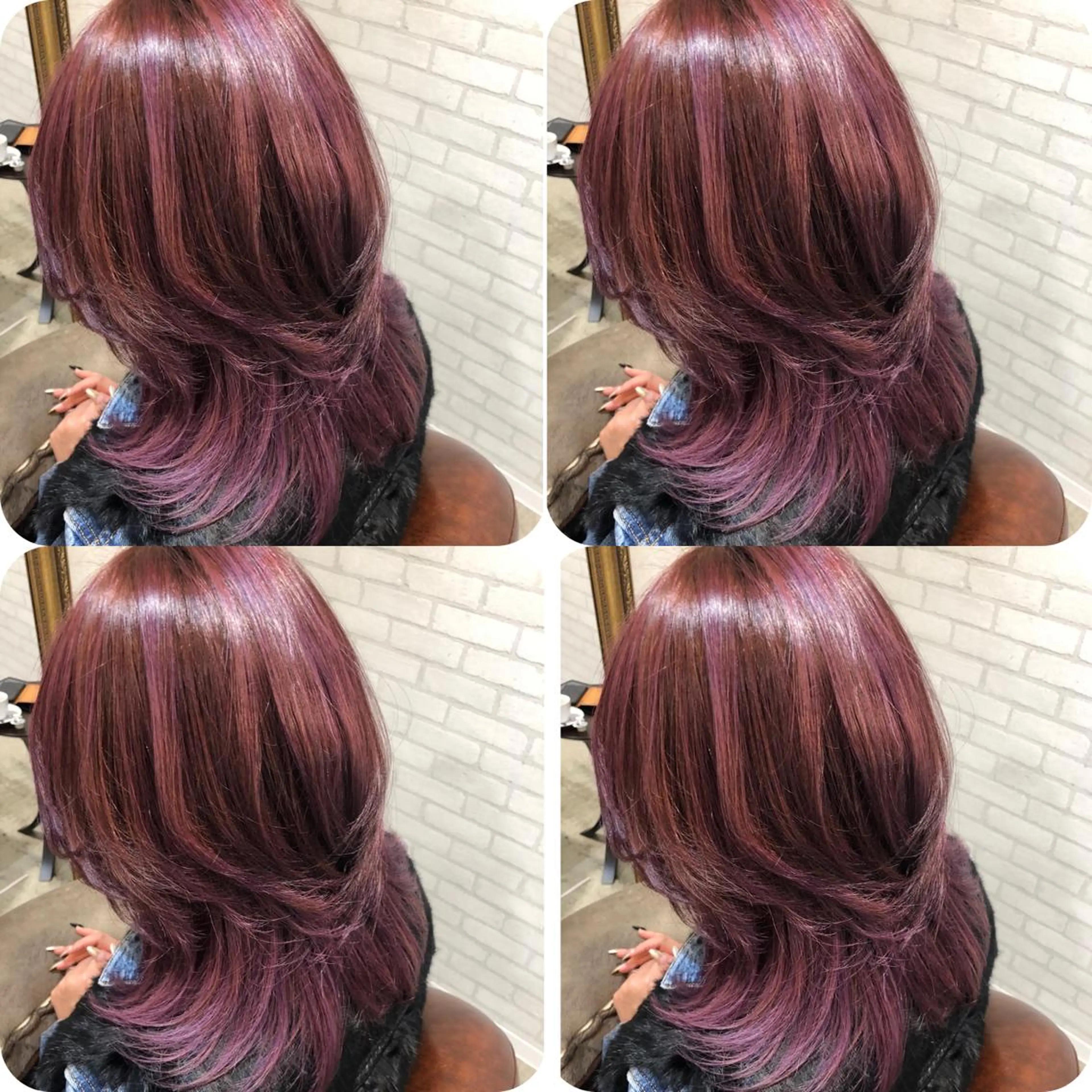 ミディアム レイヤーカット 髪質改善 田沼のヘアスタイル