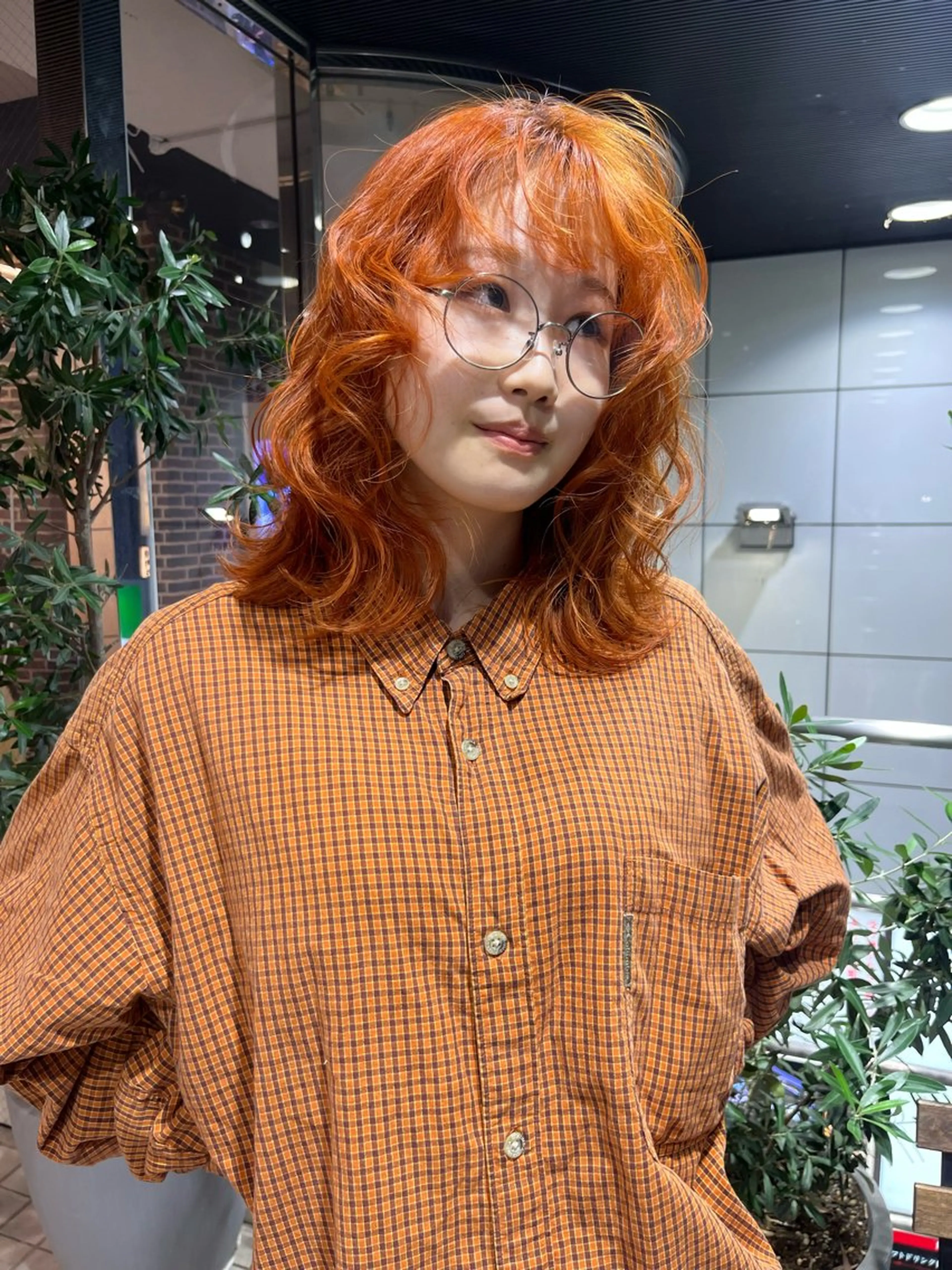 ミディアム カラー 💖デザインカラー/ タダ ハナカ💖のヘアスタイル