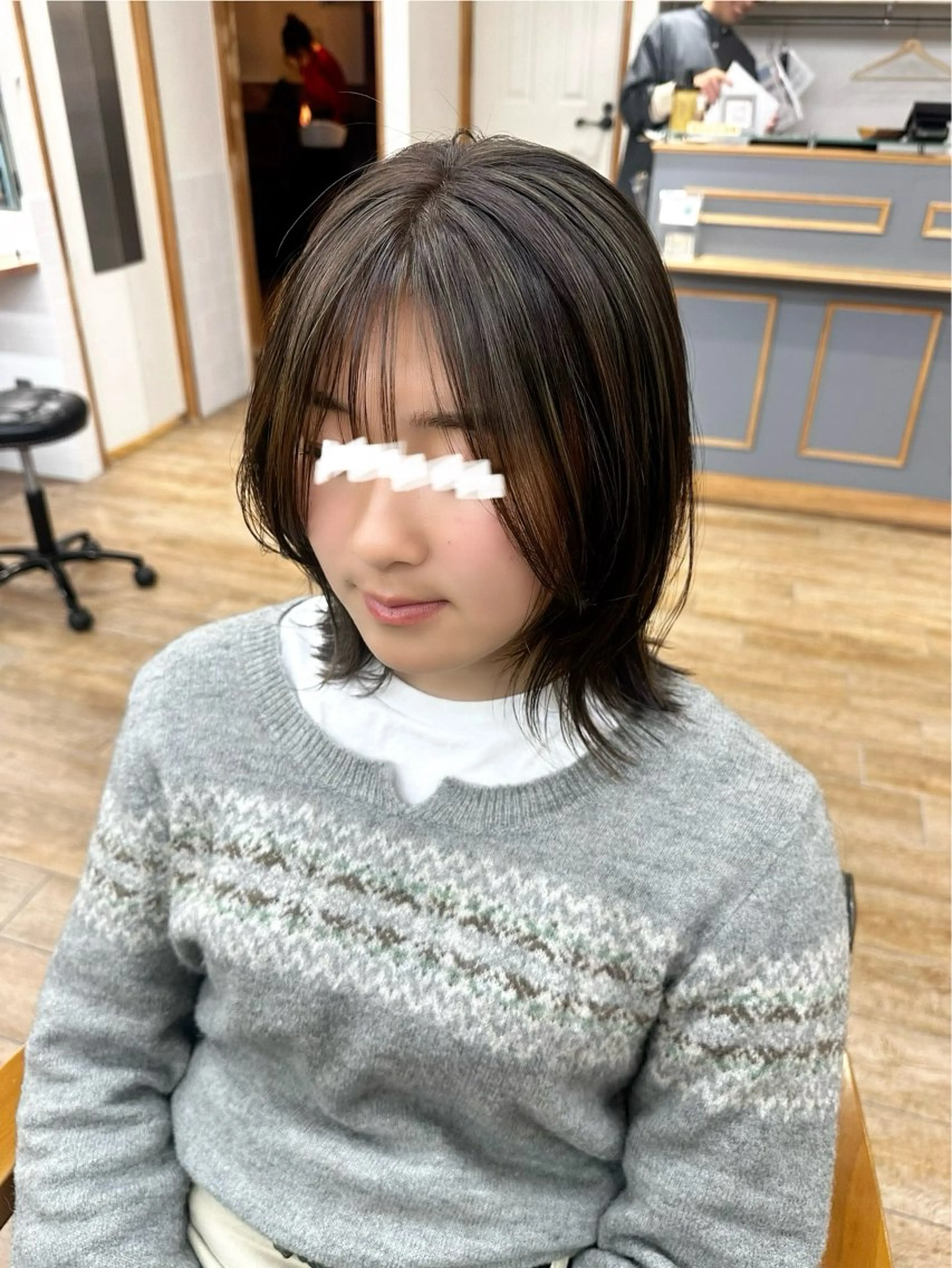 ミディアム カラー パーマ ヘアアレンジ メンズ キッズ カット ヘアカラー 似合わせレイヤー 🌿JUNのヘアスタイル