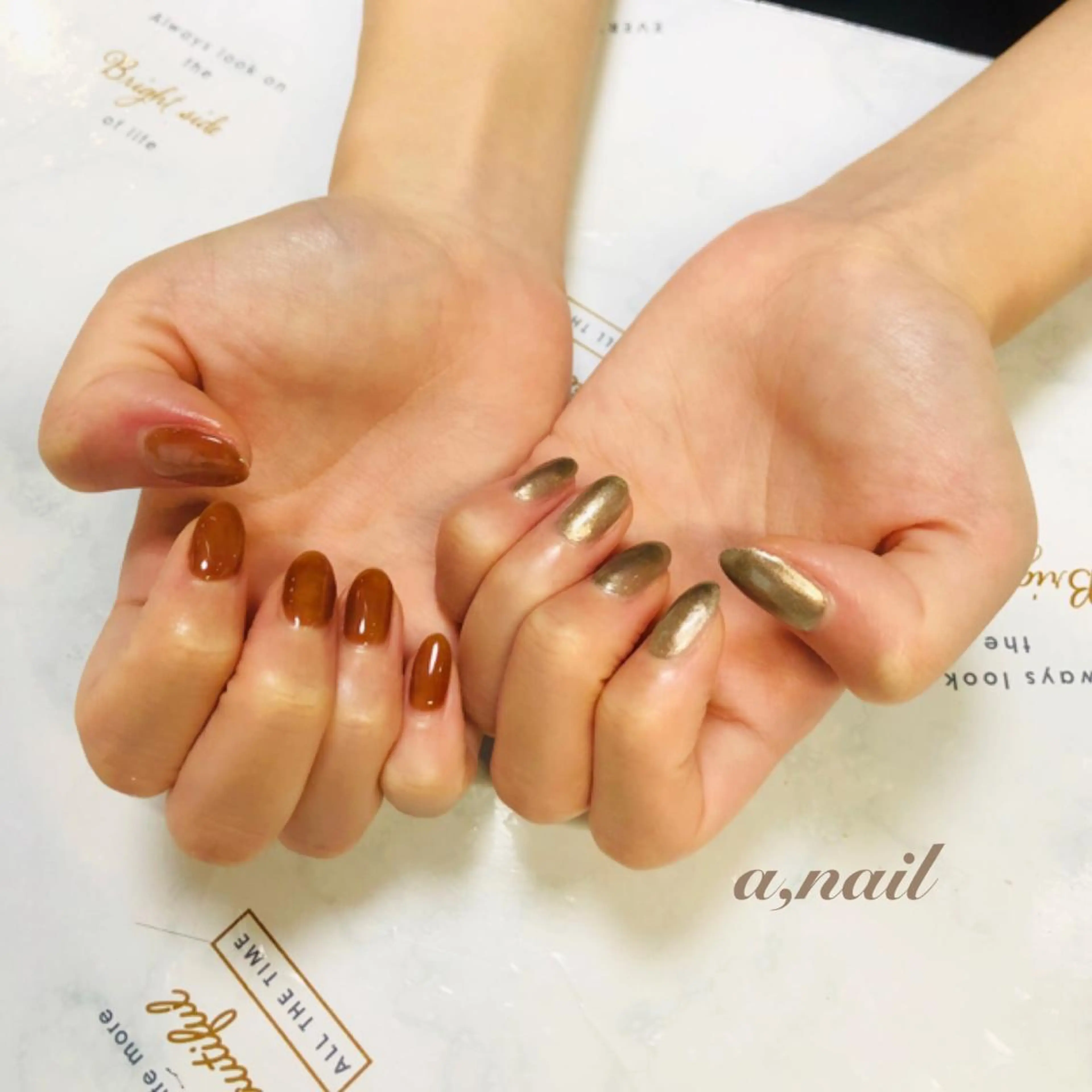 ネイル フットネイル ジェルネイル グラデーション ラメ(グリッター) ラメグラデーション ハンドネイル ネイルサロン エーネイルのネイルデザイン