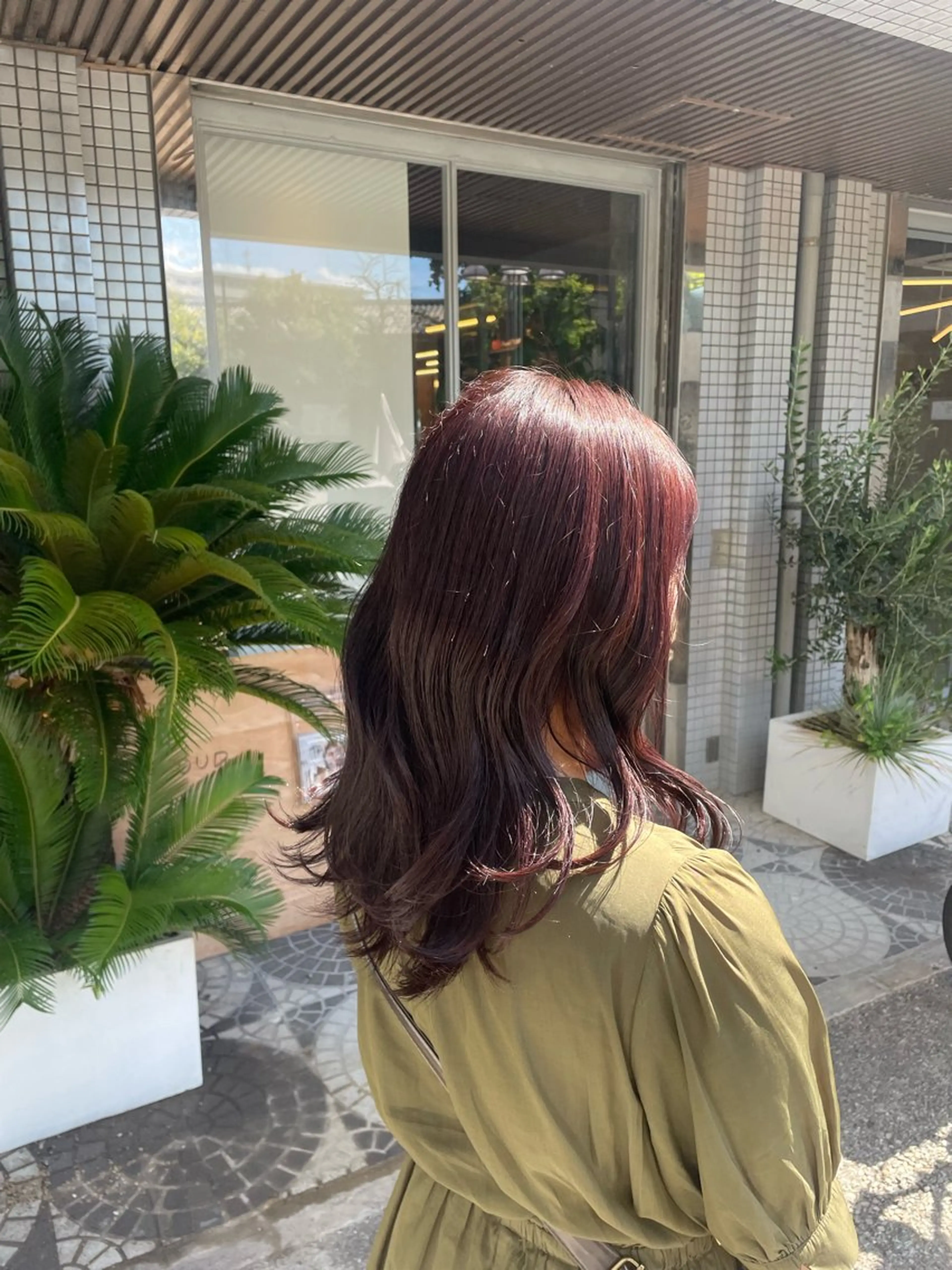 セミロング ヘアカラー トリートメント OUD/尼崎/ itsukiのヘアスタイル