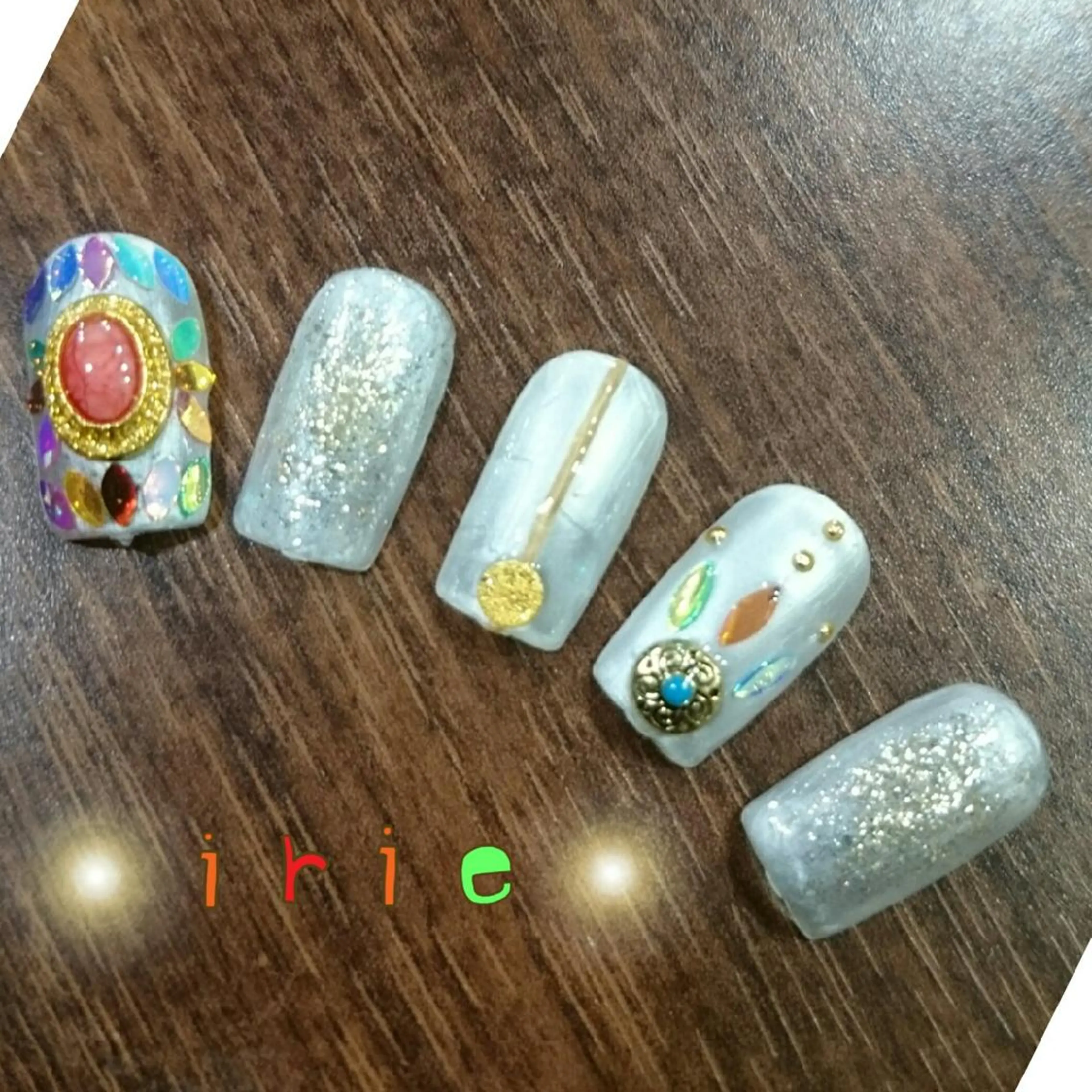 カラー パーマ ヘアアレンジ メンズ キッズ ネイル Hair salon Irie所属・與儀 知佳のネイルデザイン