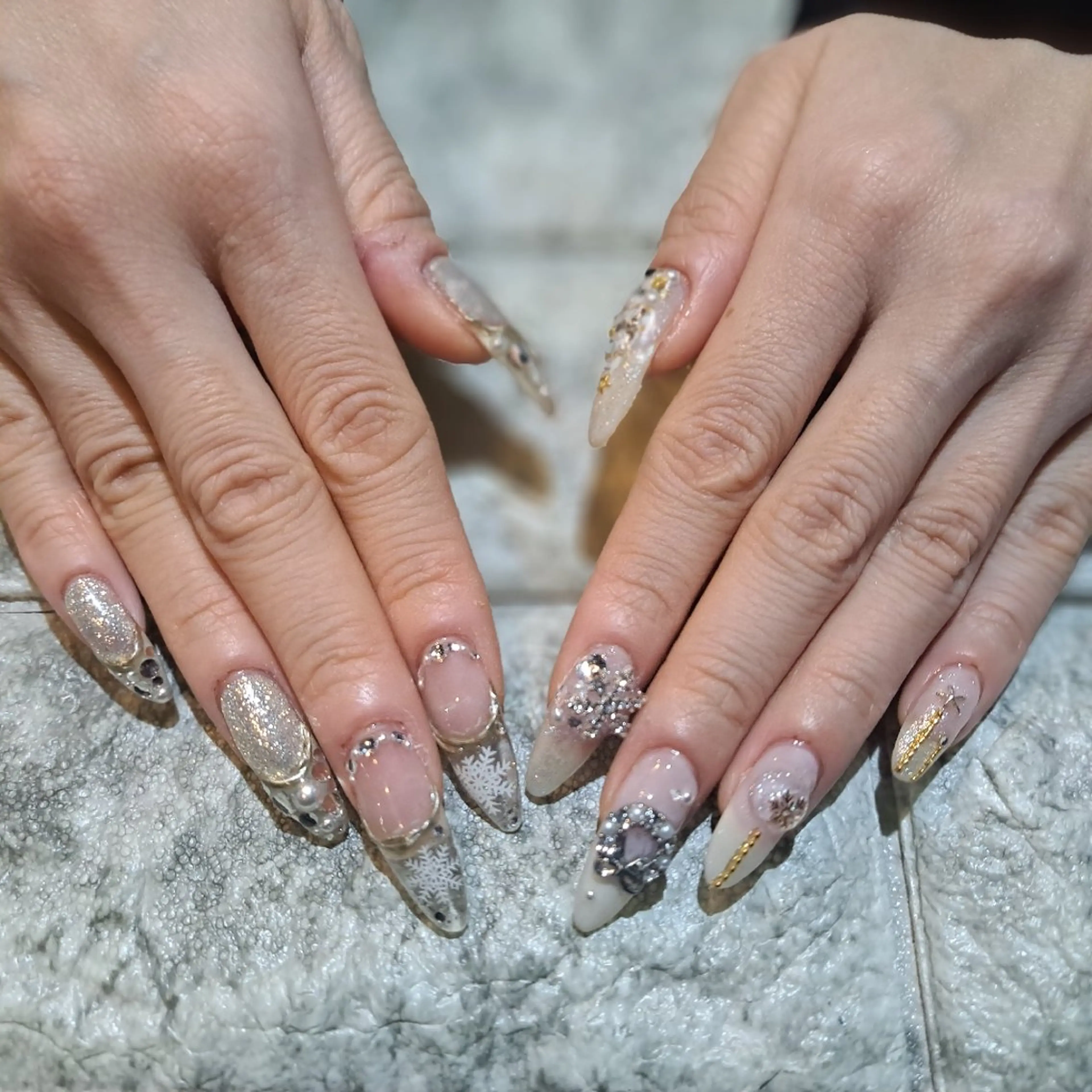 ネイル ハンドネイル RounGe町田店 🧸大谷のネイルデザイン