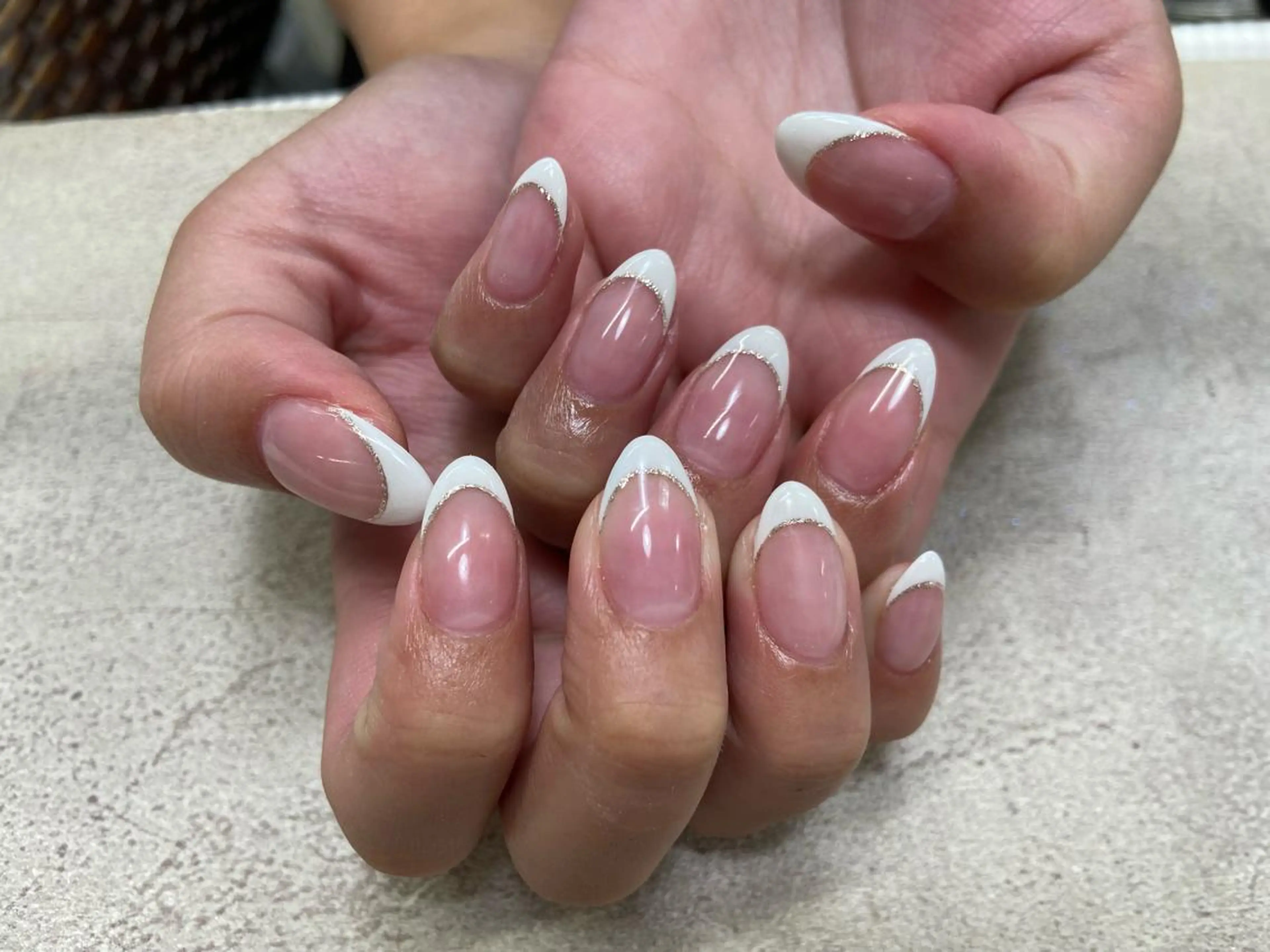 ネイル フレンチネイル MAXKELLY  福岡天神所属・MAXKELLY natsuのネイルデザイン