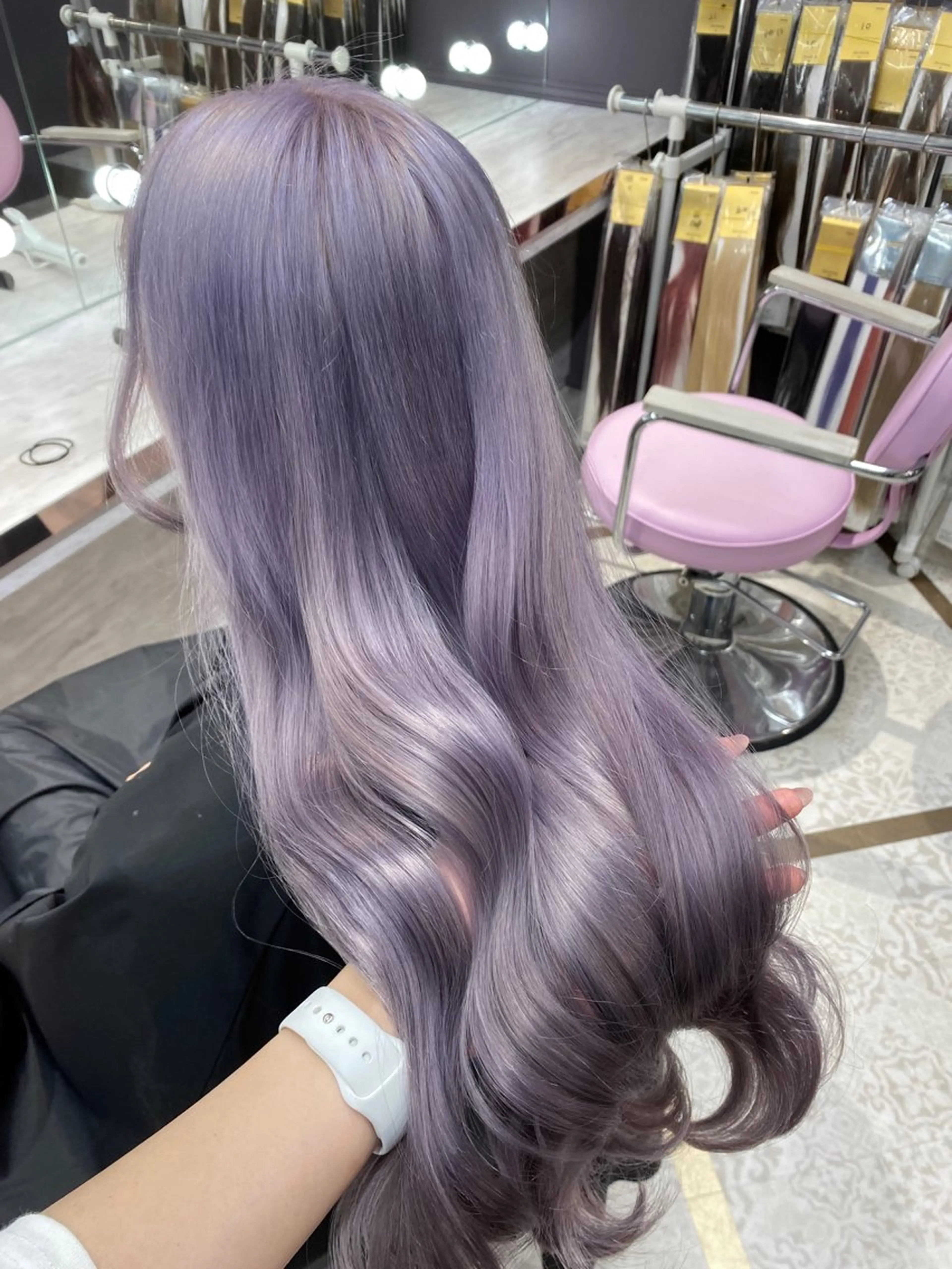 ロング カラー 韓国風モテヘア 🇰🇷aki♡のヘアスタイル