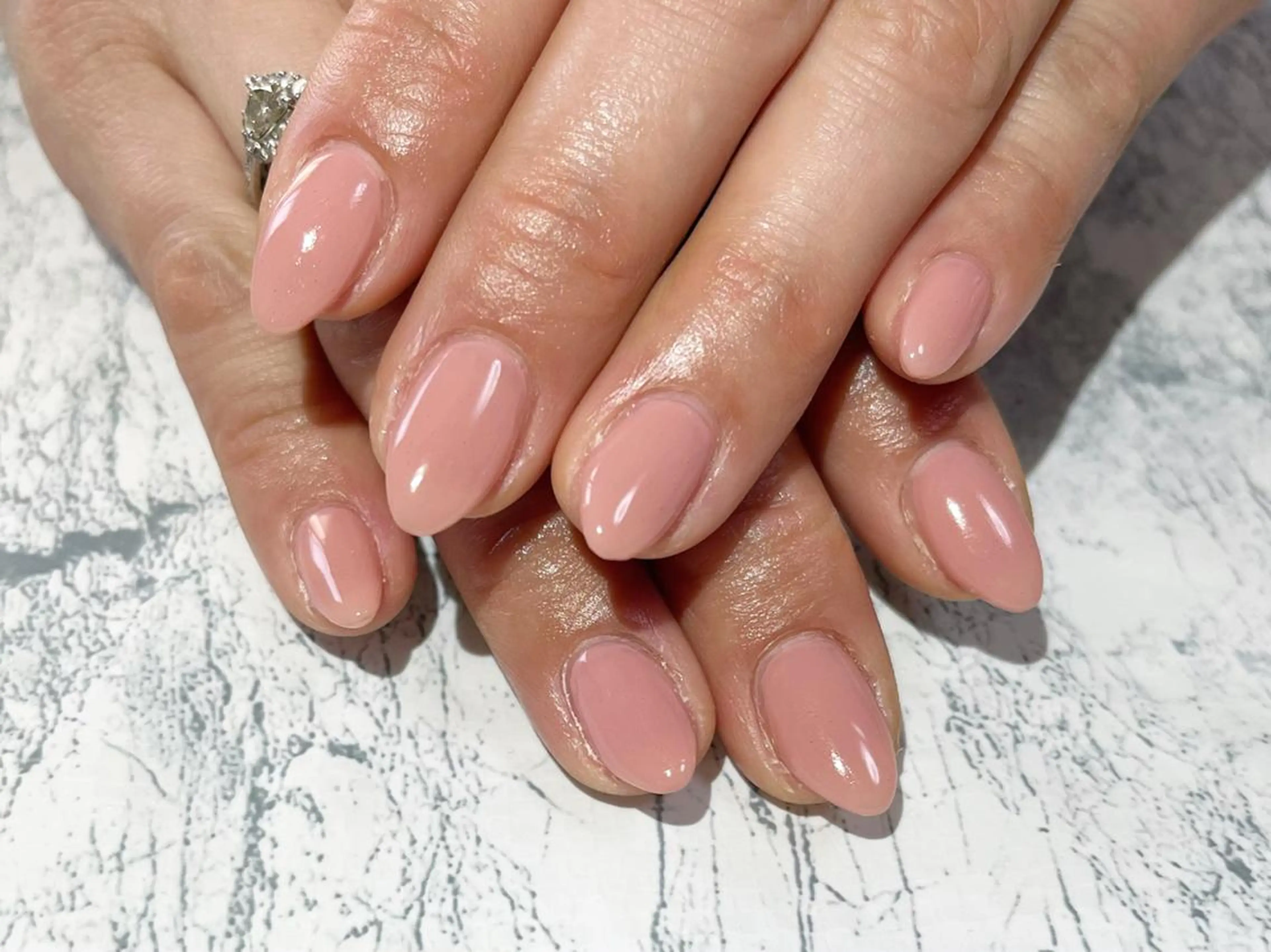 ネイル フットネイル ニュアンスネイル ワンカラーネイル シンプルネイル 春ネイル ネイル フフラ所属・nail fufla ♡yamane♡のネイルデザイン