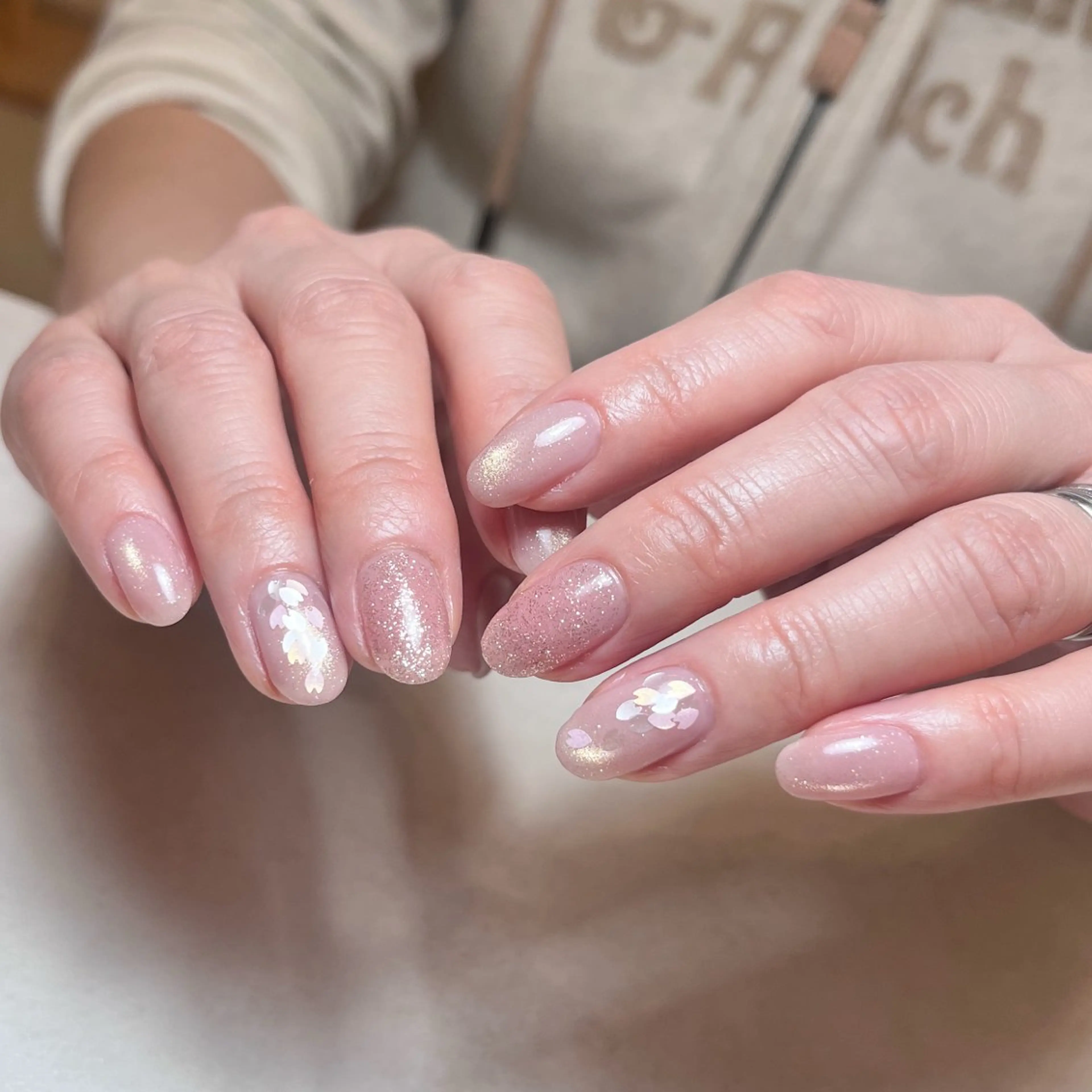 ネイル アートネイル 桜ネイル BELMUE所属・Nail Salon BELMUEのネイルデザイン