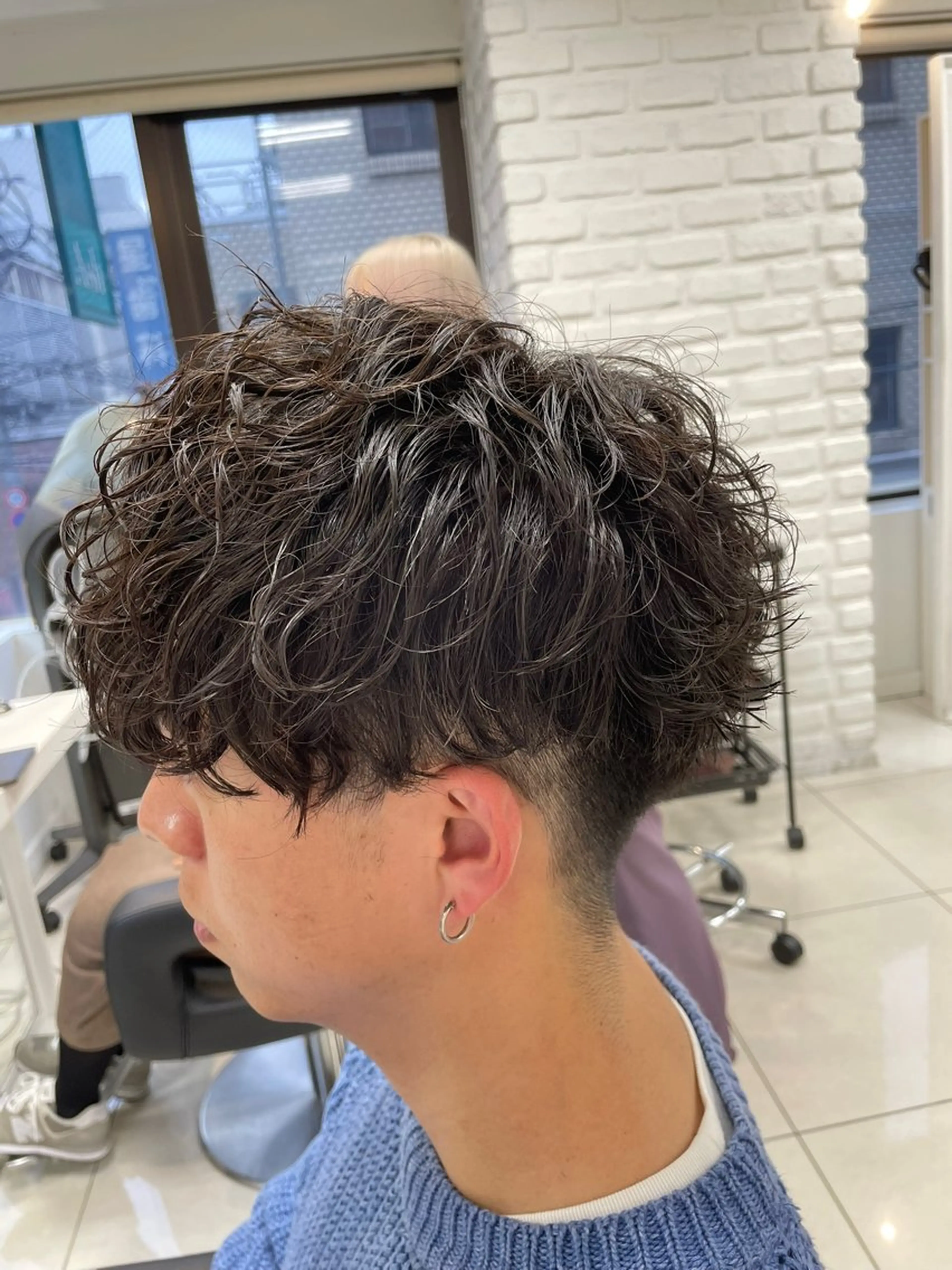 【👑トレンドmen'sパーマ👑】カット✖️パーマ　朝のスタイリングが楽になる🌀の写真