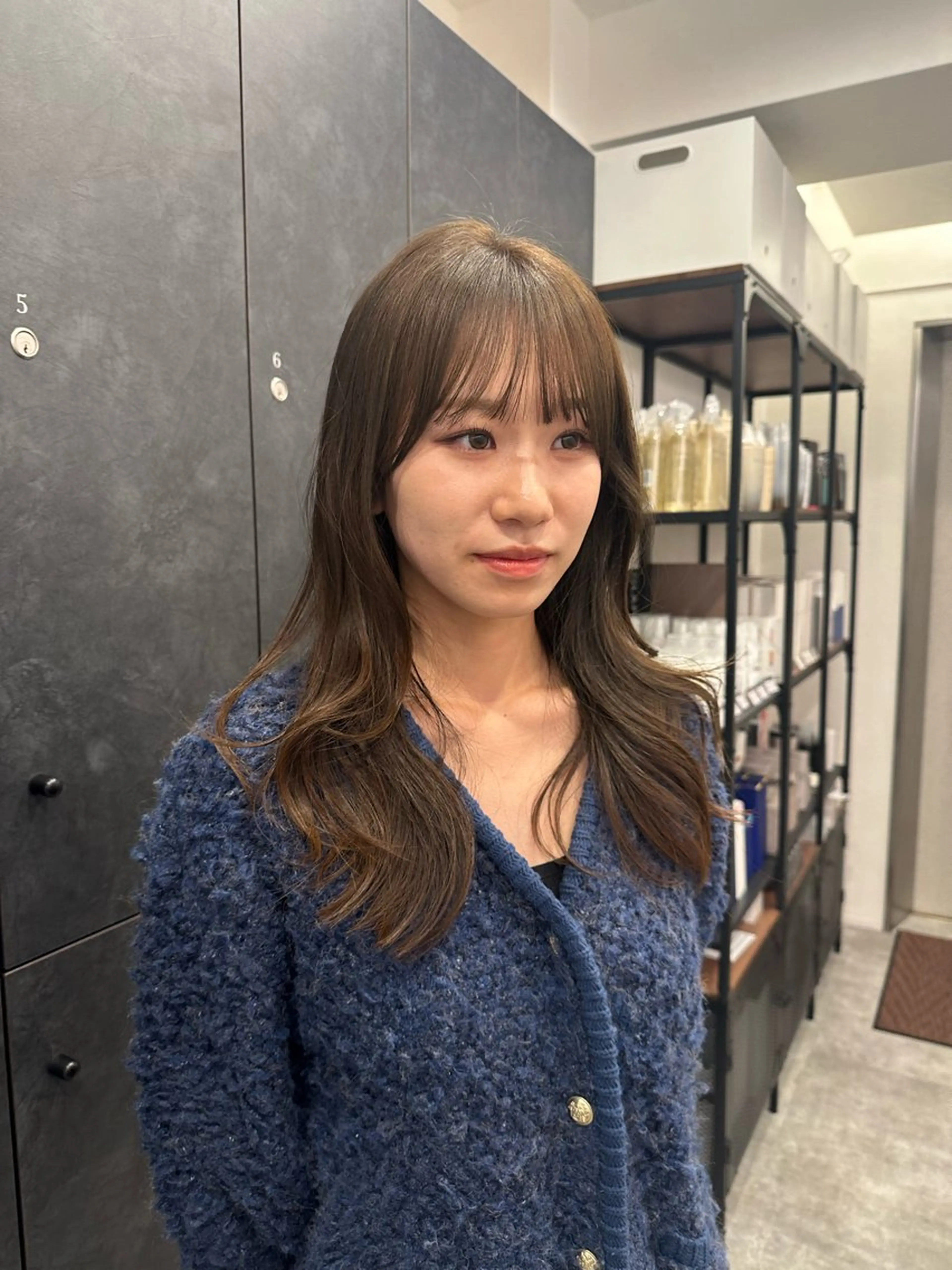 セミロング カラー カット ヘアカラー トリートメント 銀座/ヘアセット シマムラ ミホのヘアスタイル