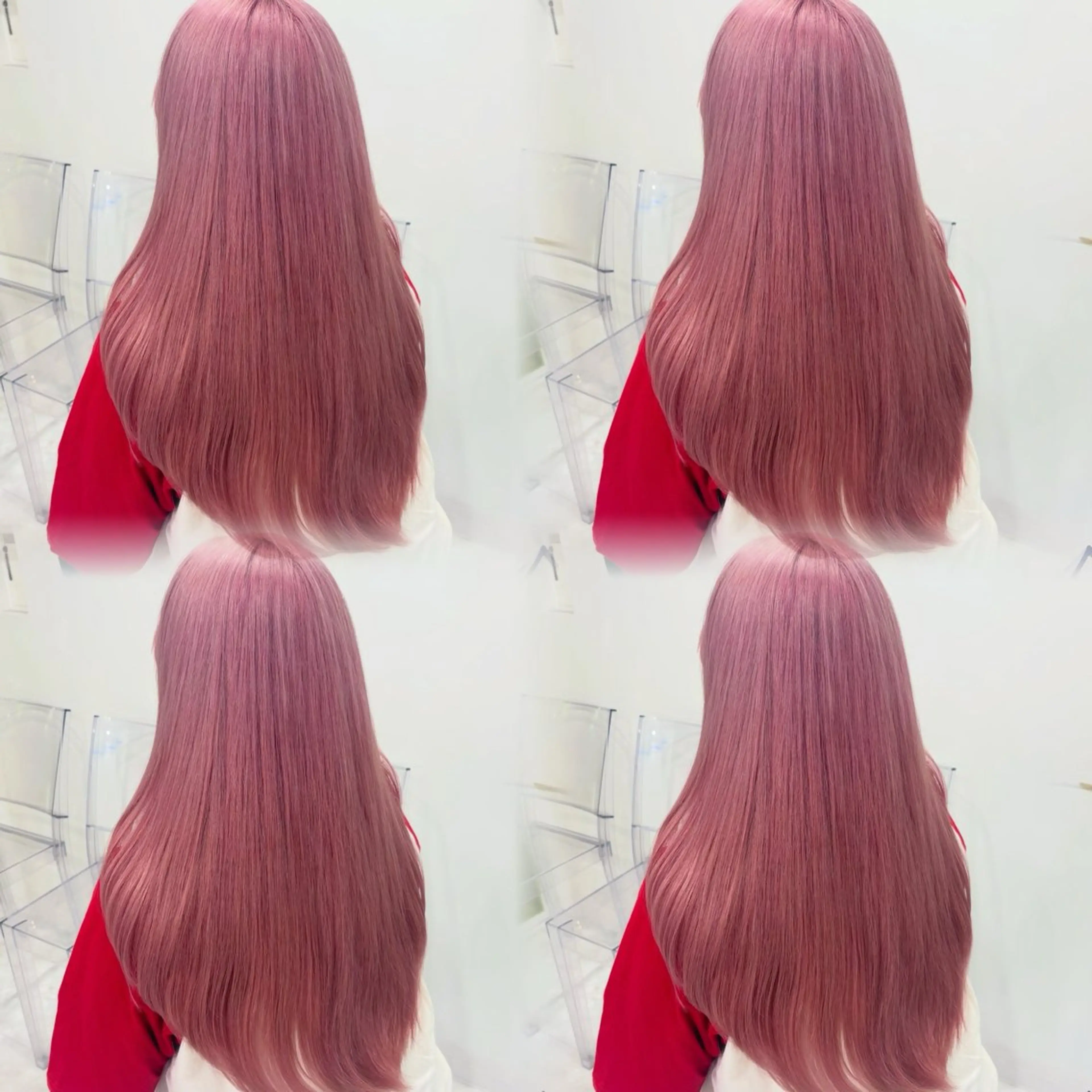 カラー ヘアアレンジ ヘアカラー ドライで決まるレイヤ ー/🤎透明感カラーのヘアスタイル