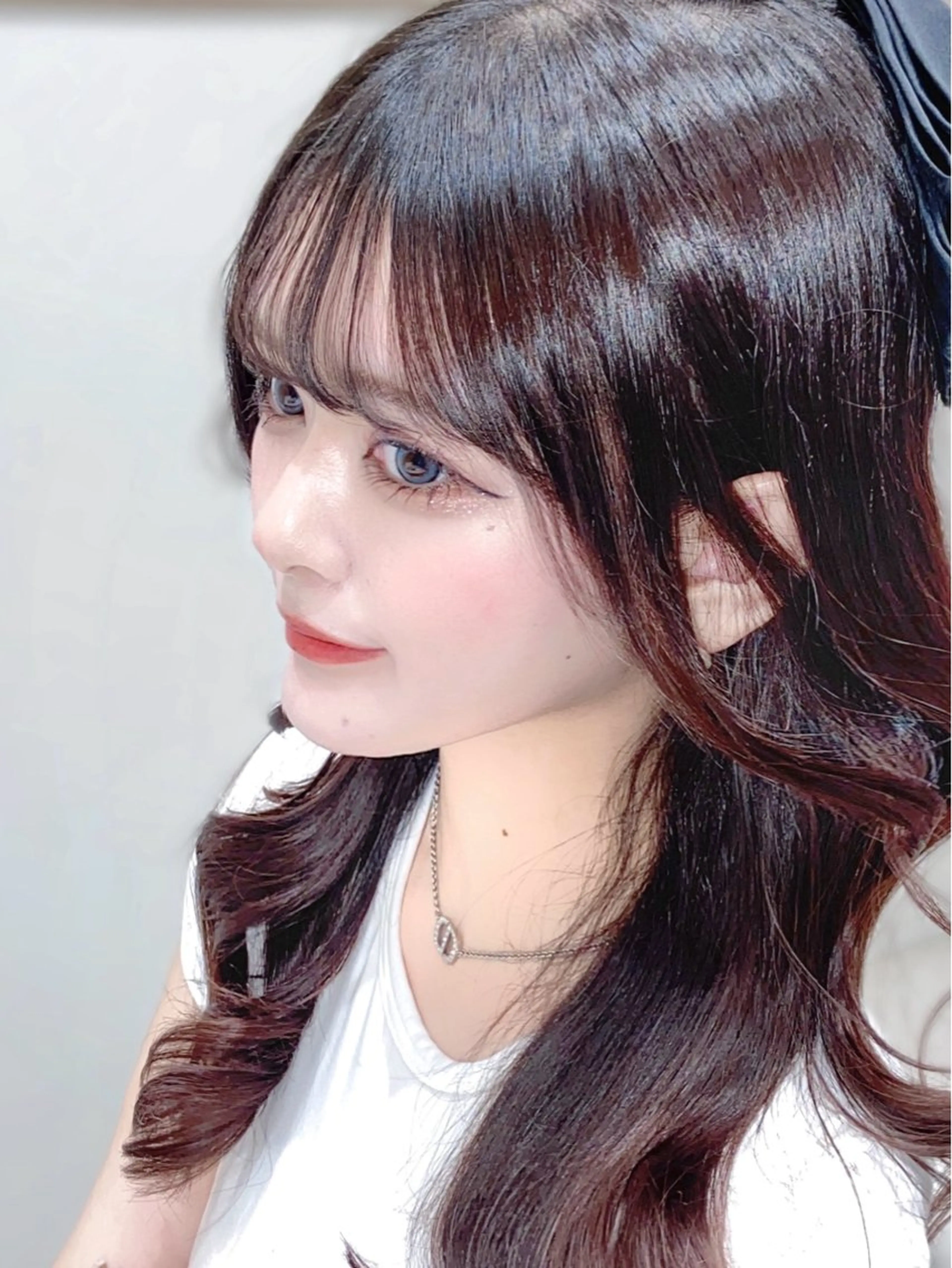 ミディアム カラー カット ヘアカラー トリートメント ヘッドスパ ヘアセット 韓国ヘア/レイヤー/ 顔まわり/りょーとのヘアスタイル