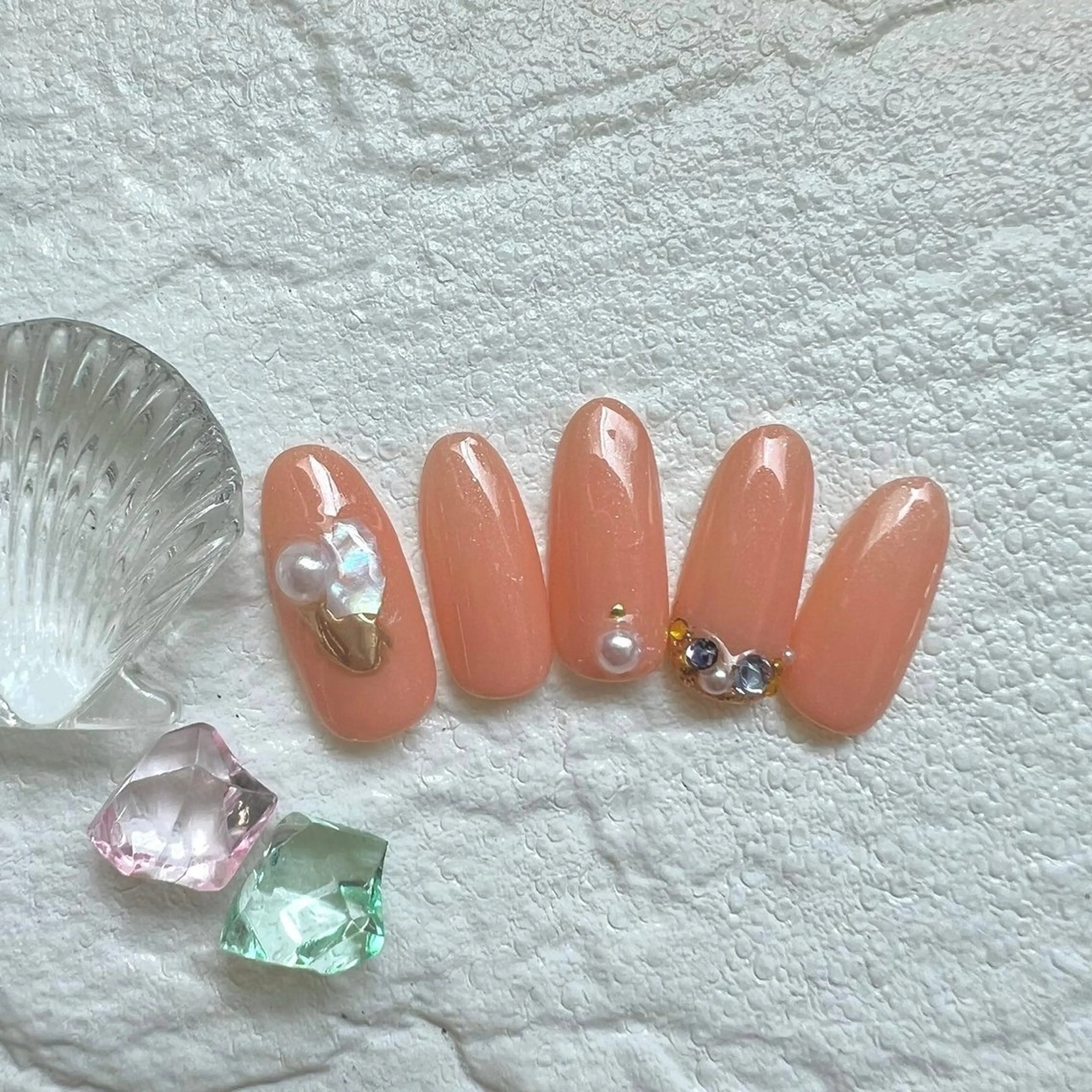 ネイル ⭐︎休業中の練習⭐︎ JNA認定講師髙橋のネイルデザイン