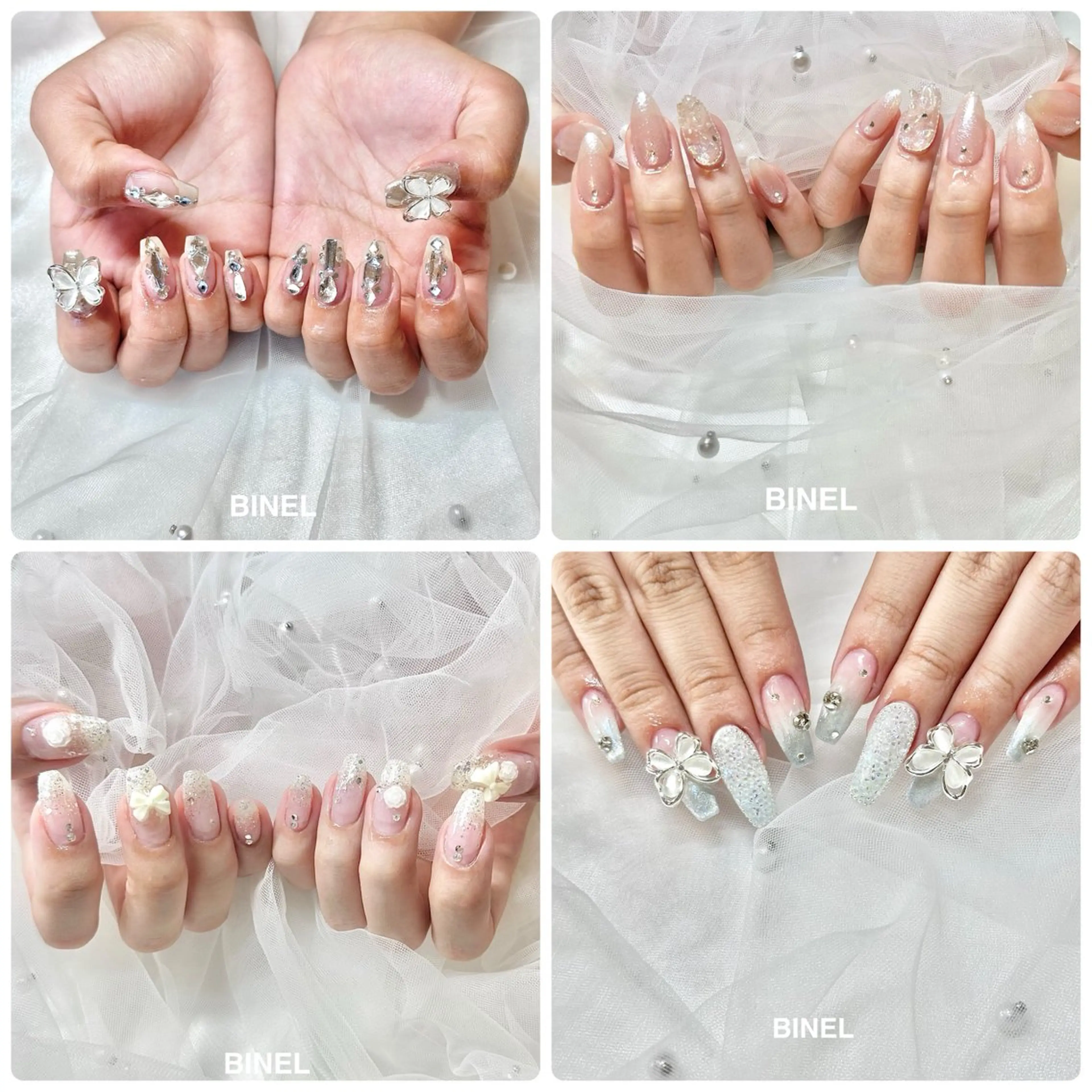 ネイル キラキラネイル ハンドネイル BINEL REINAのネイルデザイン