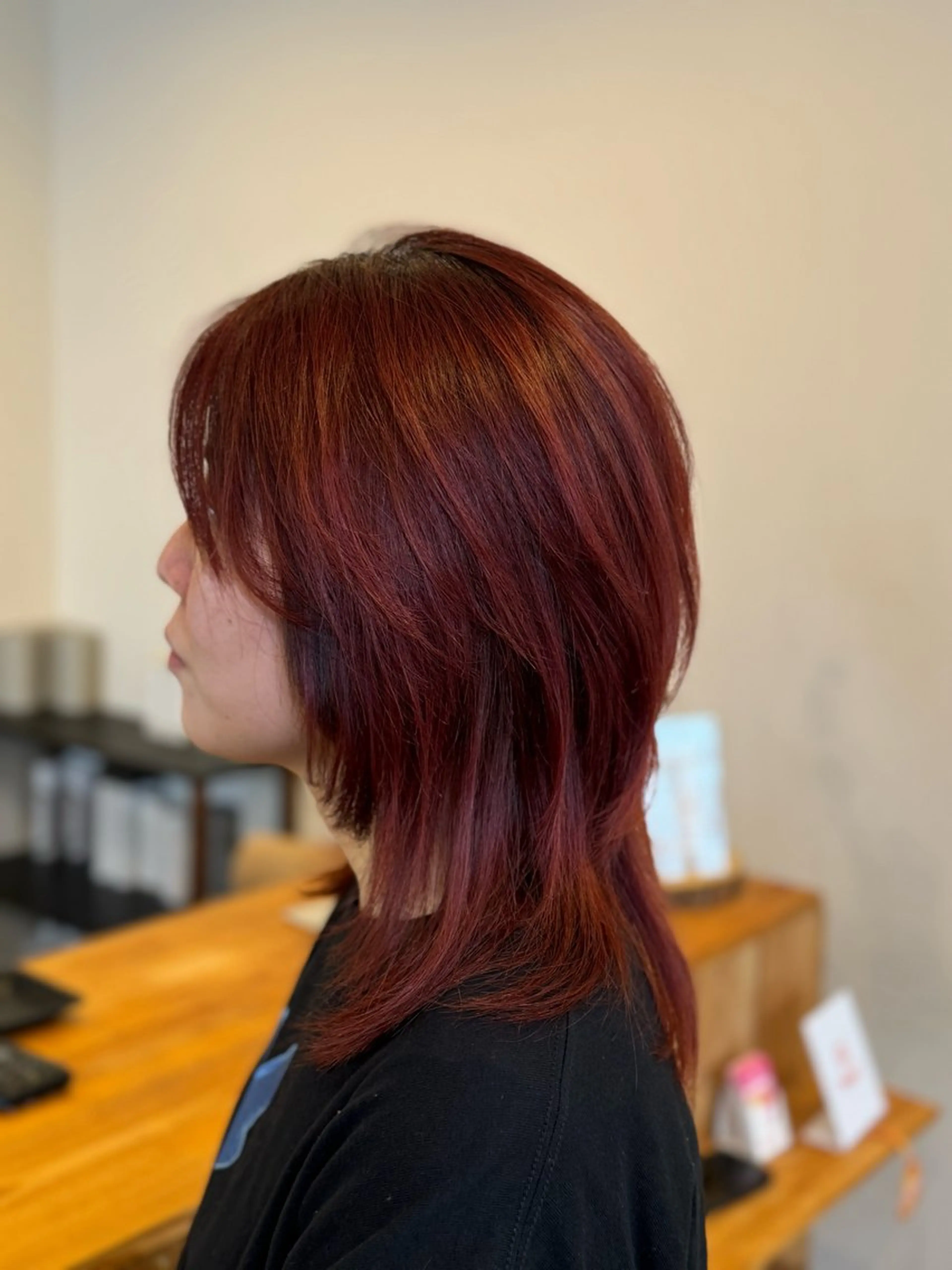 ミディアム カット ヘアカラー トリートメント Claire 【クレール】所属・髪質改善カラー/ みきやのヘアスタイル