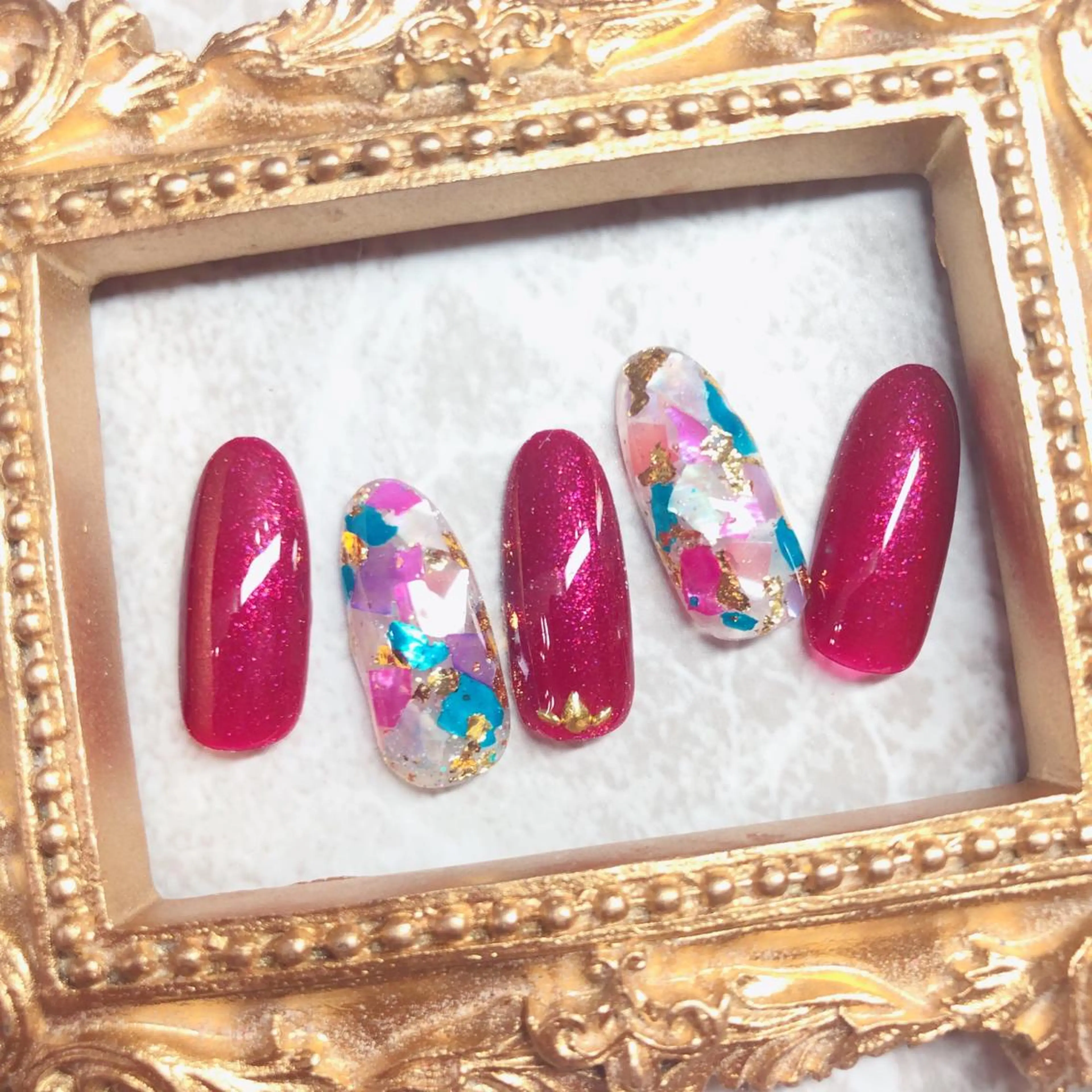 ネイル ハンドネイル マジックミラー所属・マジック ミラーのネイルデザイン