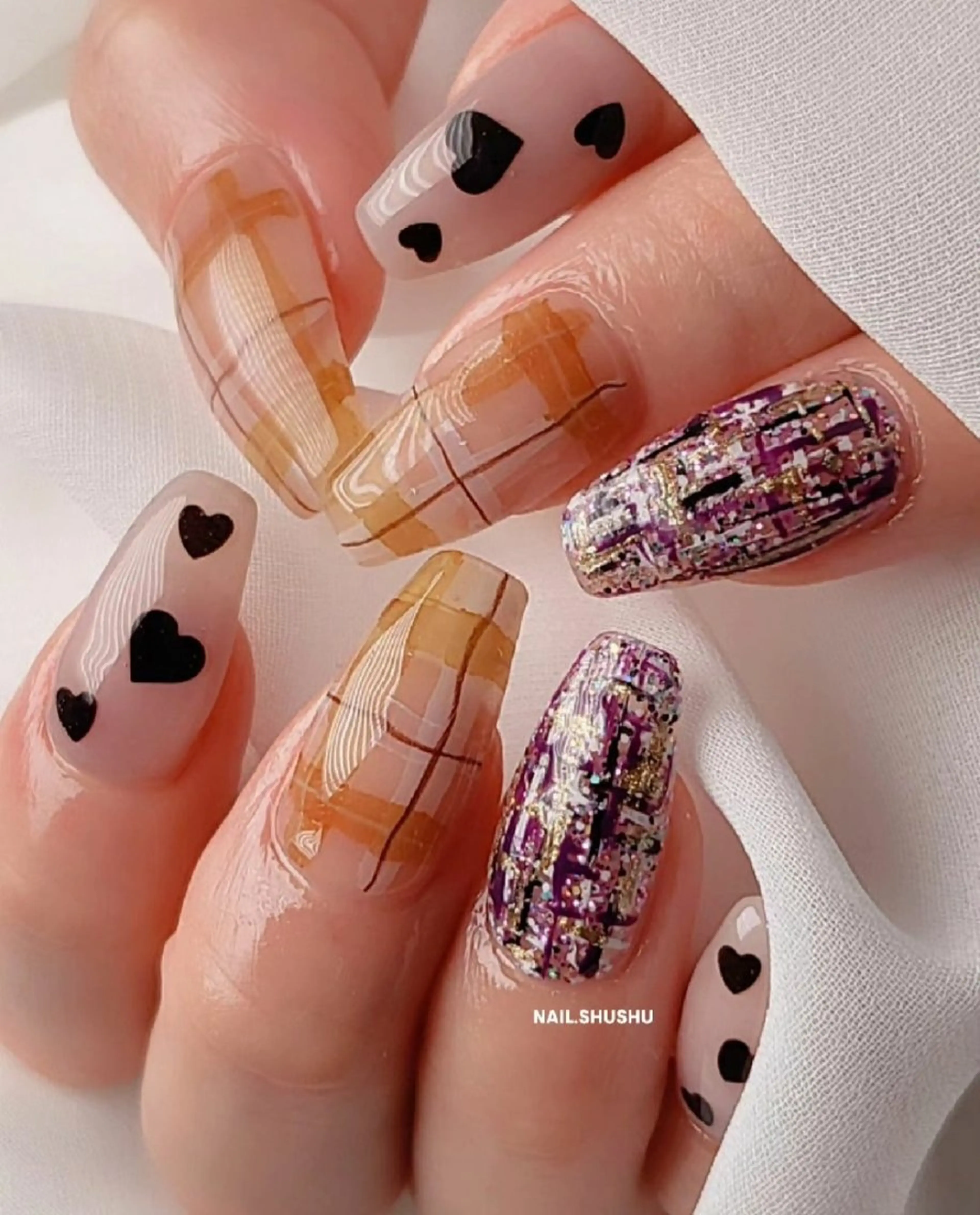 ネイル 持ち込み ニュアンスネイル ワンカラーネイル シンプルネイル 3dパーツ/流行り 👧shushu❤️のネイルデザイン