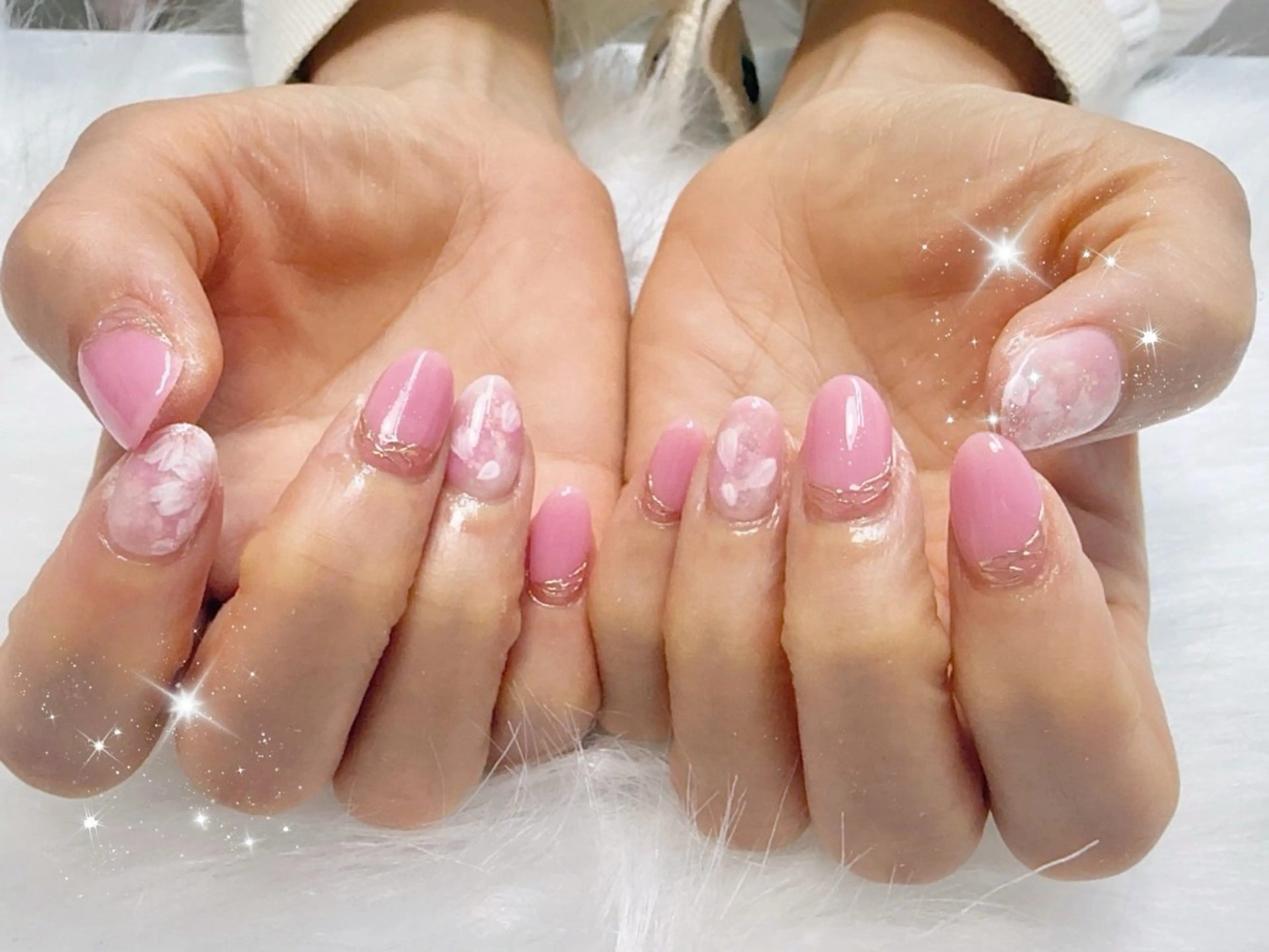 ショート ハンドネイル Lili Nail Studio西荻窪店のネイルデザイン