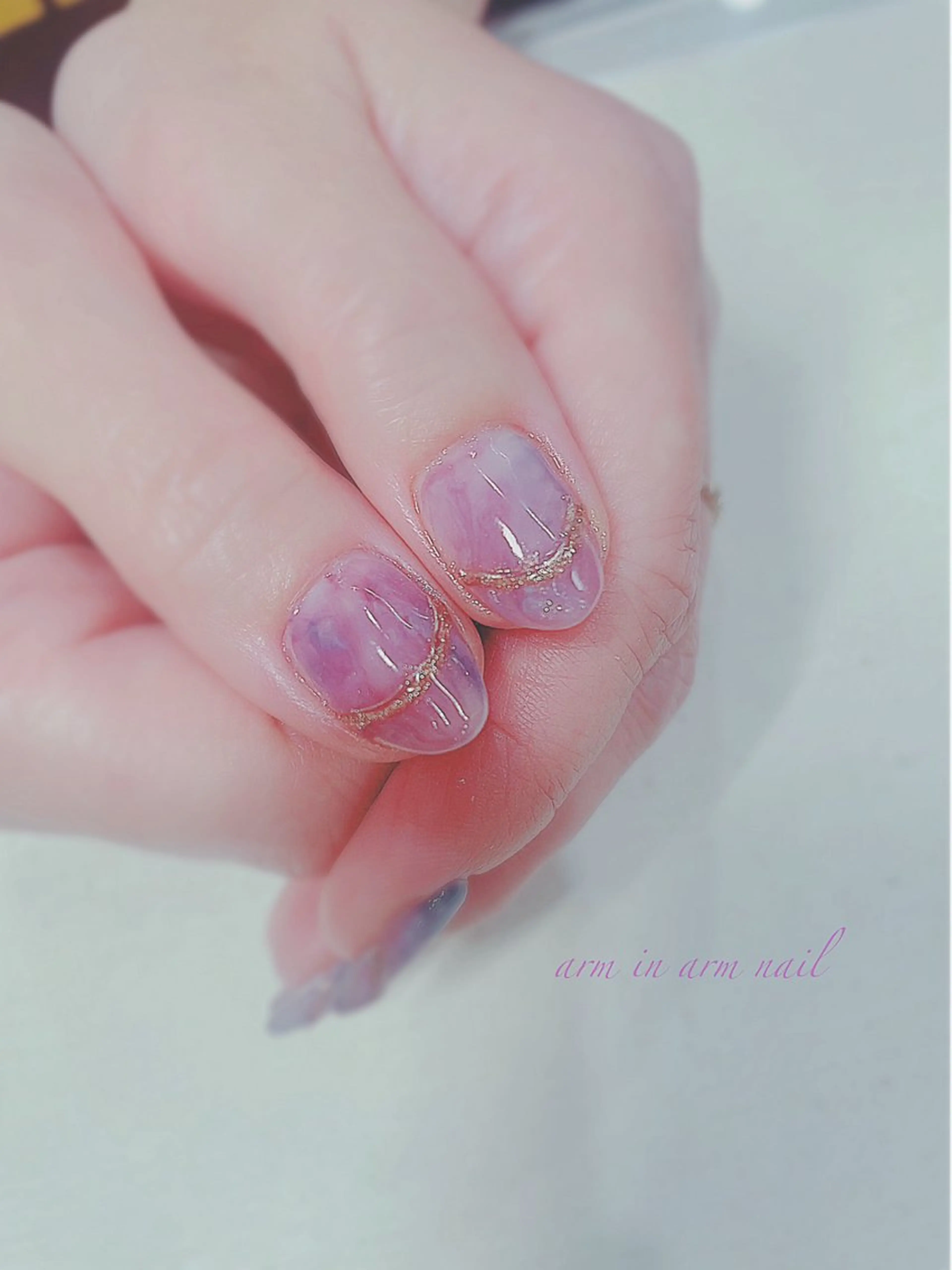 ネイル arm in arm ︎✿Yamamotoのマツエク・マツパデザイン