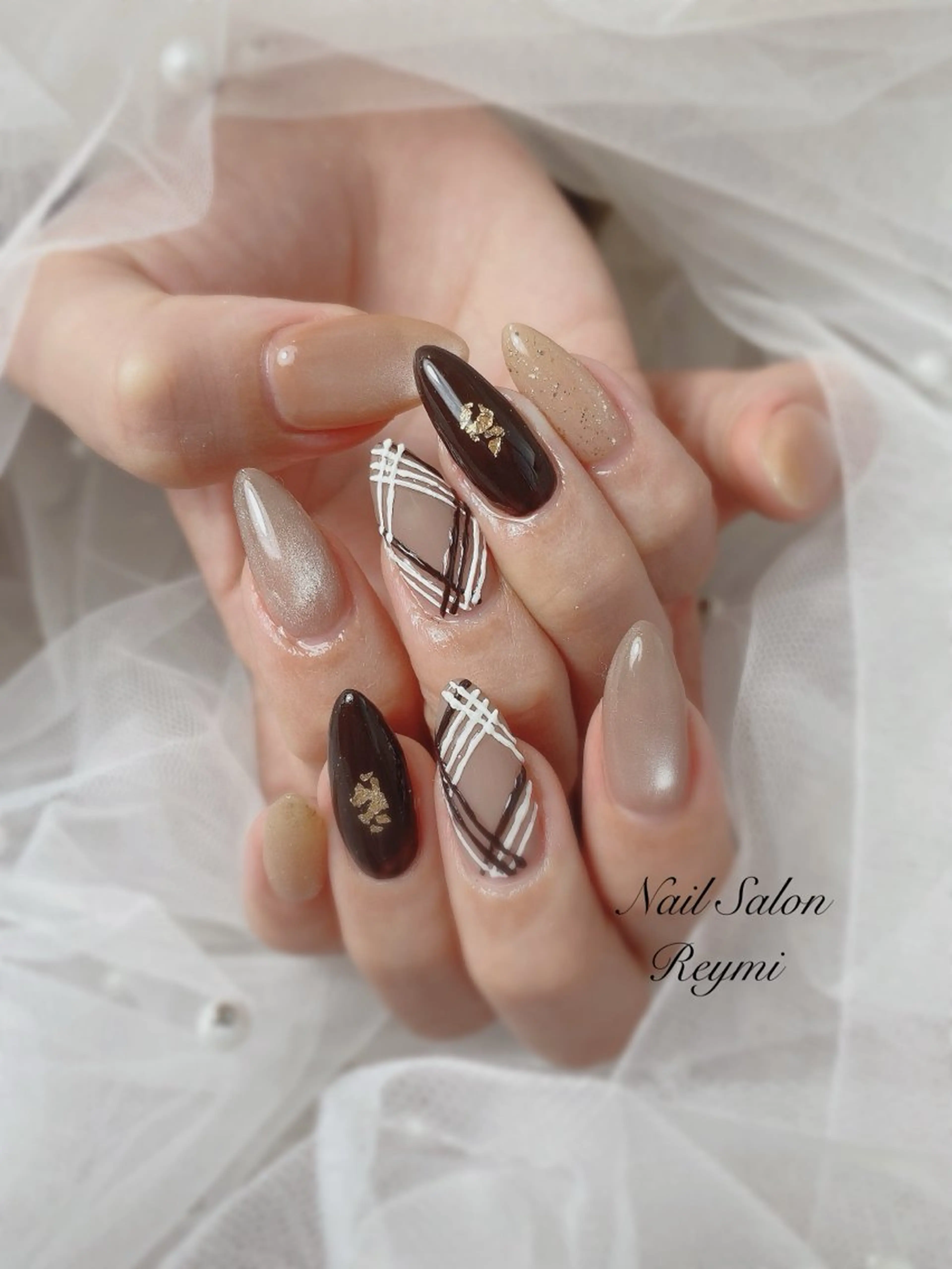 ネイル ハンドネイル 佐藤 帆乃香のネイルデザイン