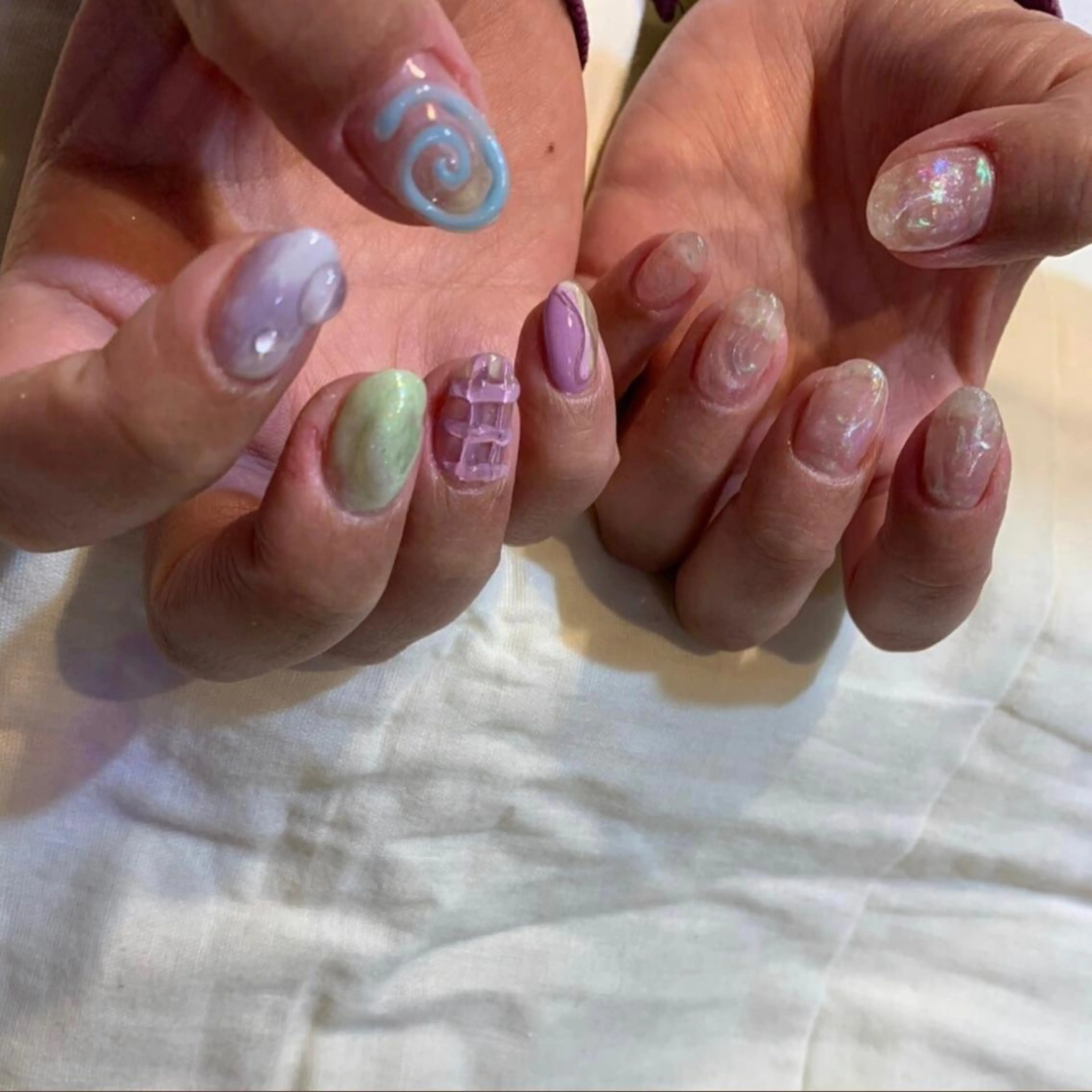 ネイル ゆびノさき茨木店 ニュアンス/アートのネイルデザイン