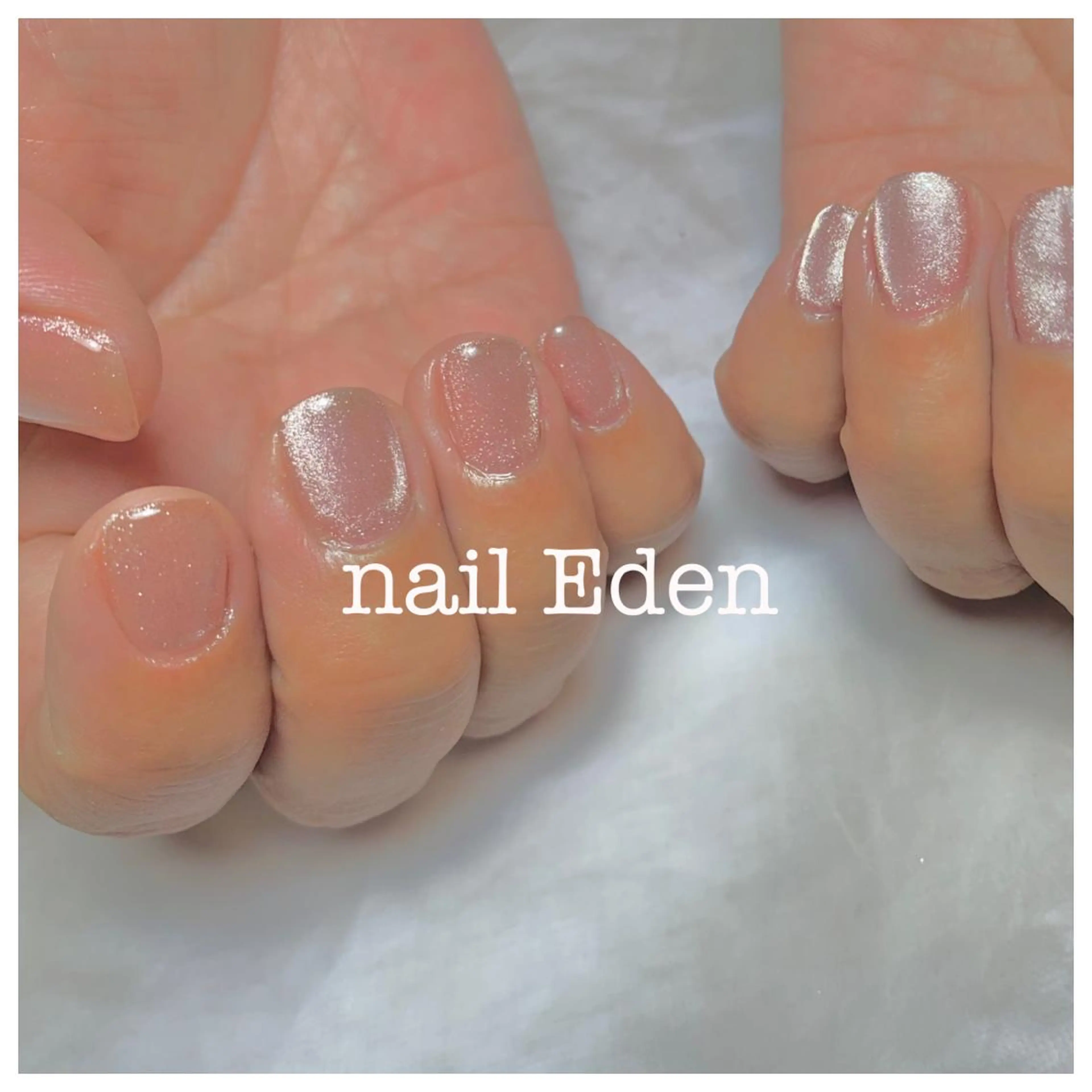ネイル マグネットネイル 春ネイル Eden　private nail saron所属・Eden ♾️のネイルデザイン